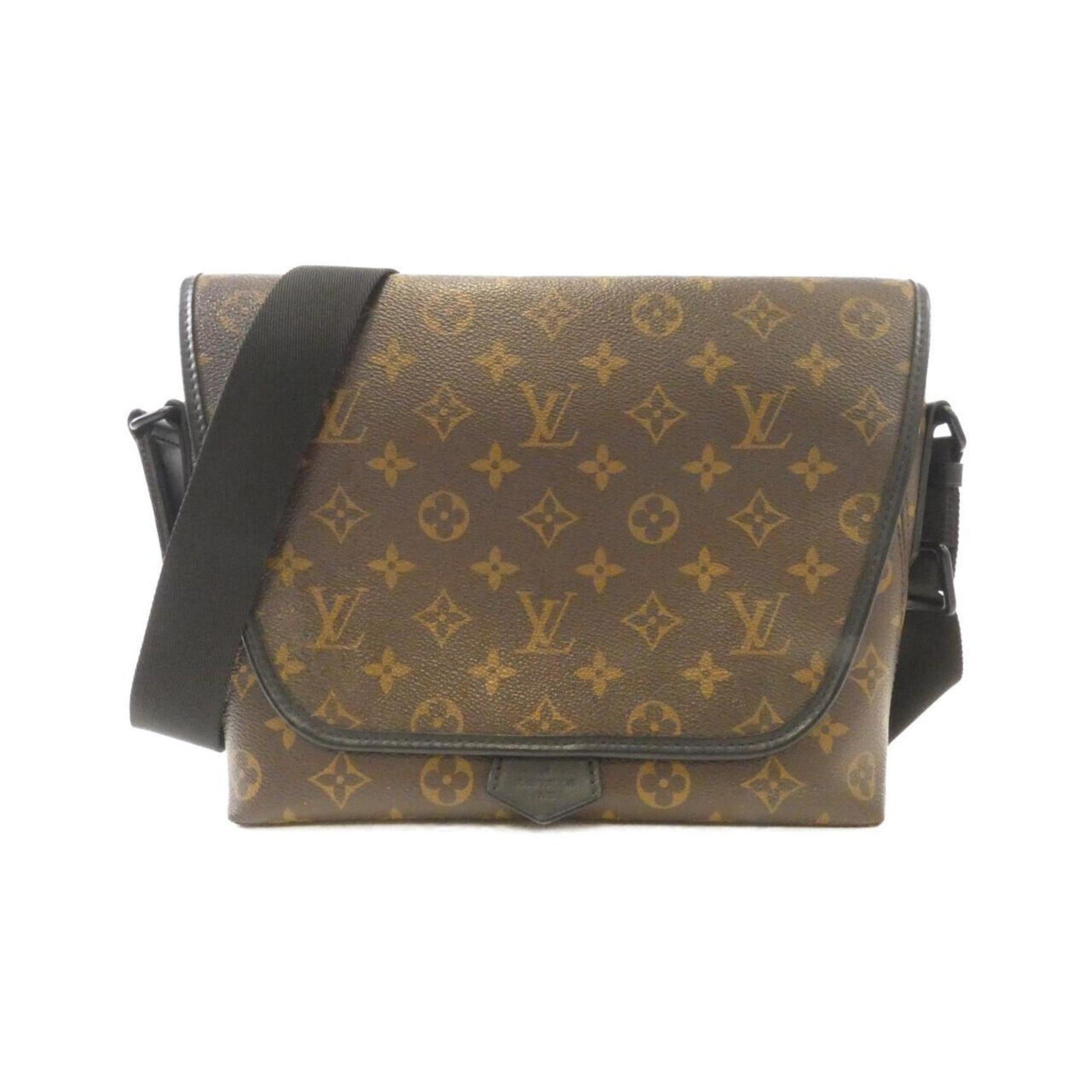 Louis Vuitton Monogram Macassar Magnetic Messenger Shoulder Bag