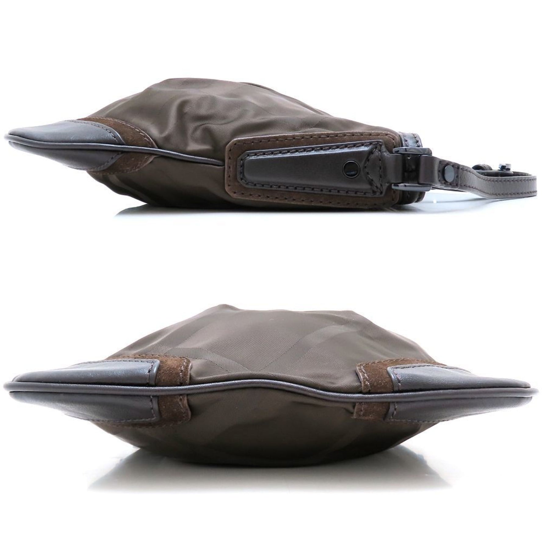 BURBERRY Shoulder Bag, Nylon and Leather, Men's