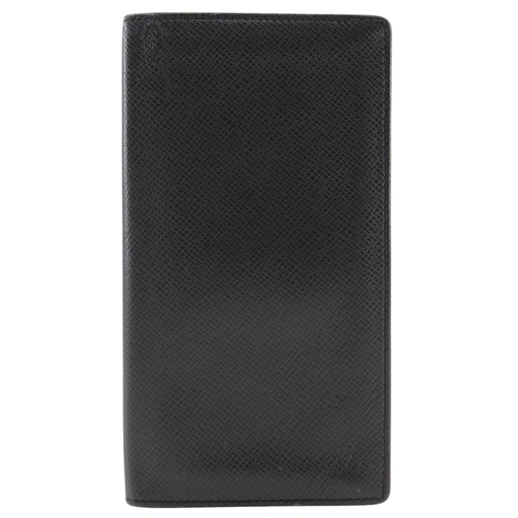 Louis Vuitton LOUIS VUITTON Porto Cartes Crdit Wallet M31002 Taiga Ardoise 2005 CT0075 Men's