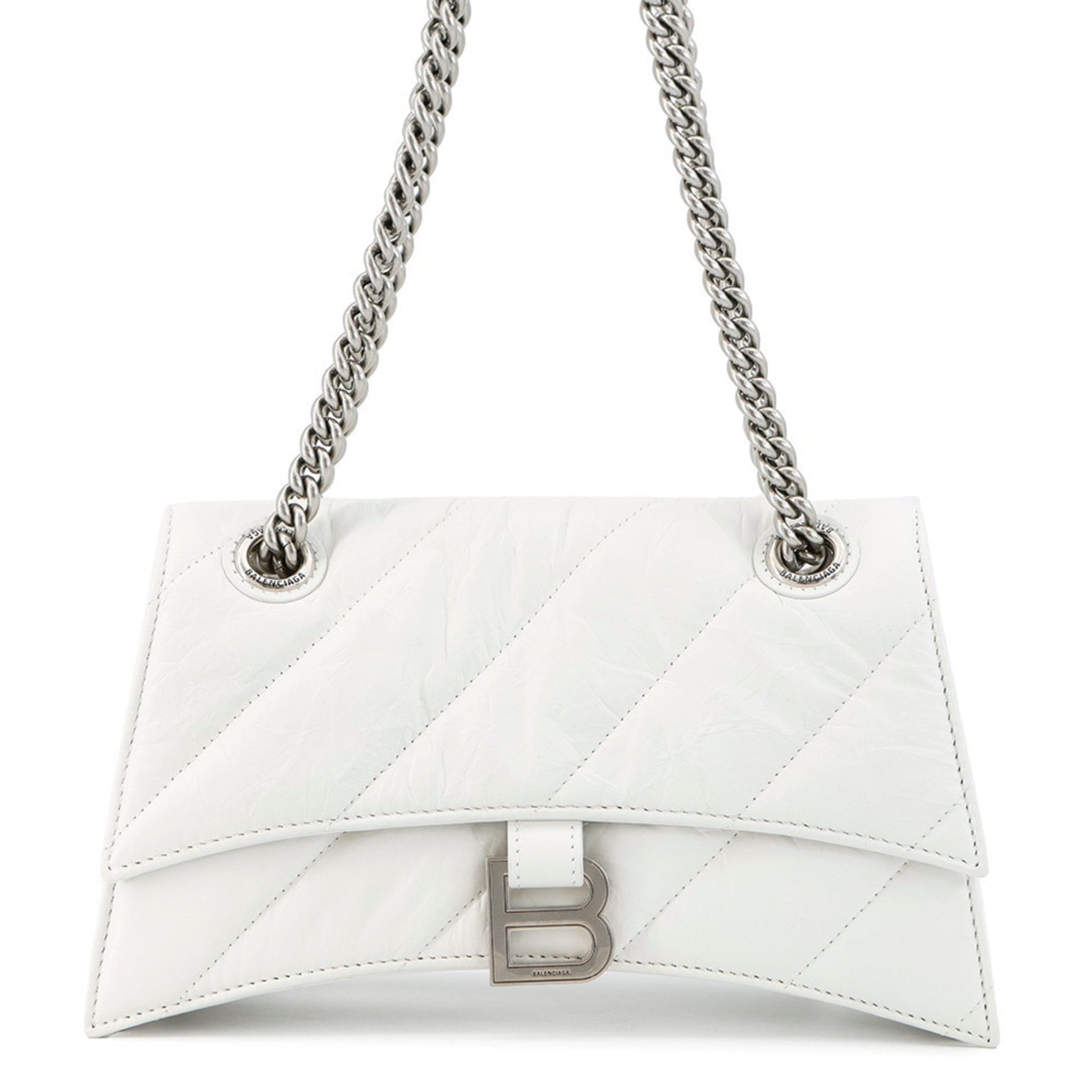 Balenciaga Crush Small Chain Shoulder Bag in Leather