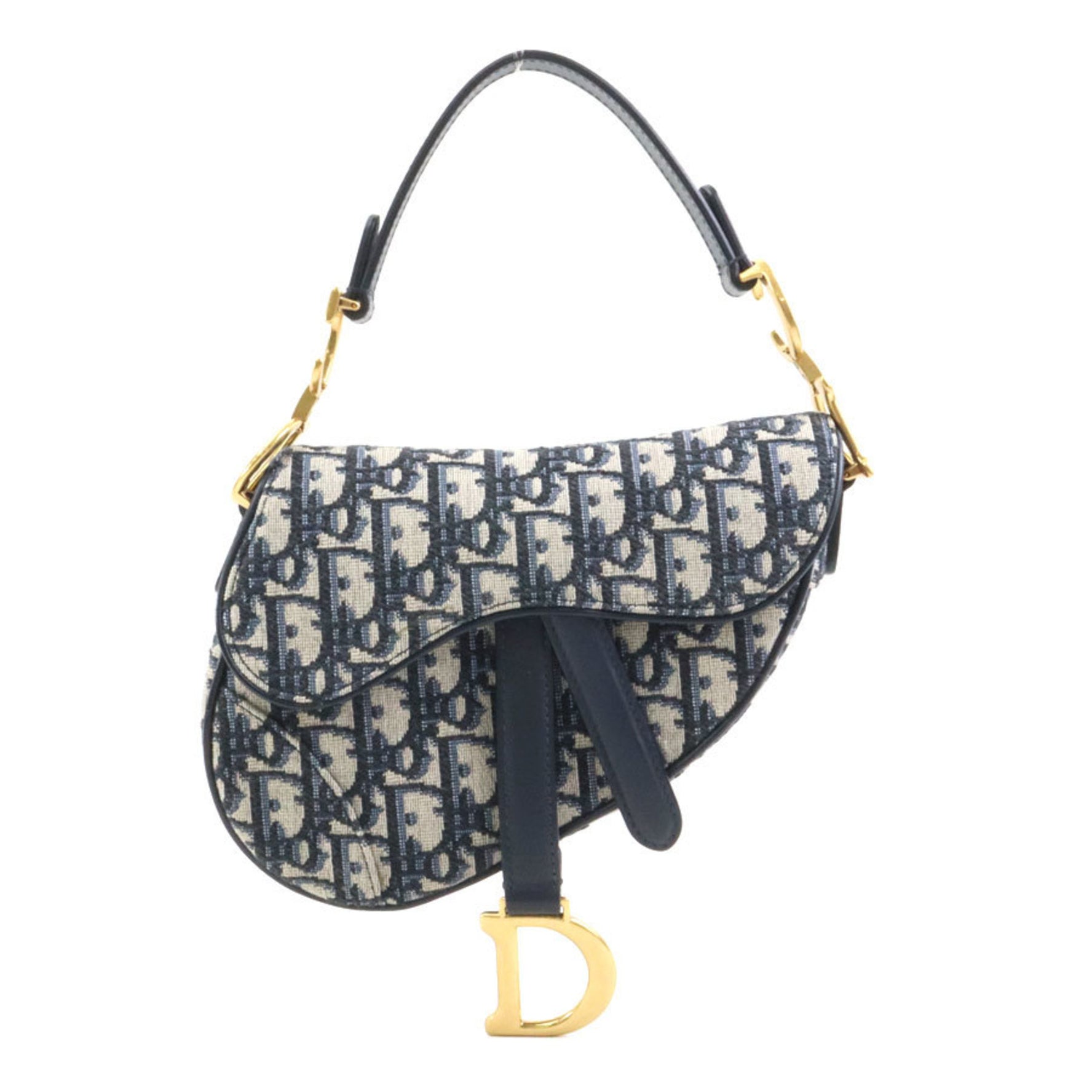 Christian Dior Handbag Saddle Bag Canvas