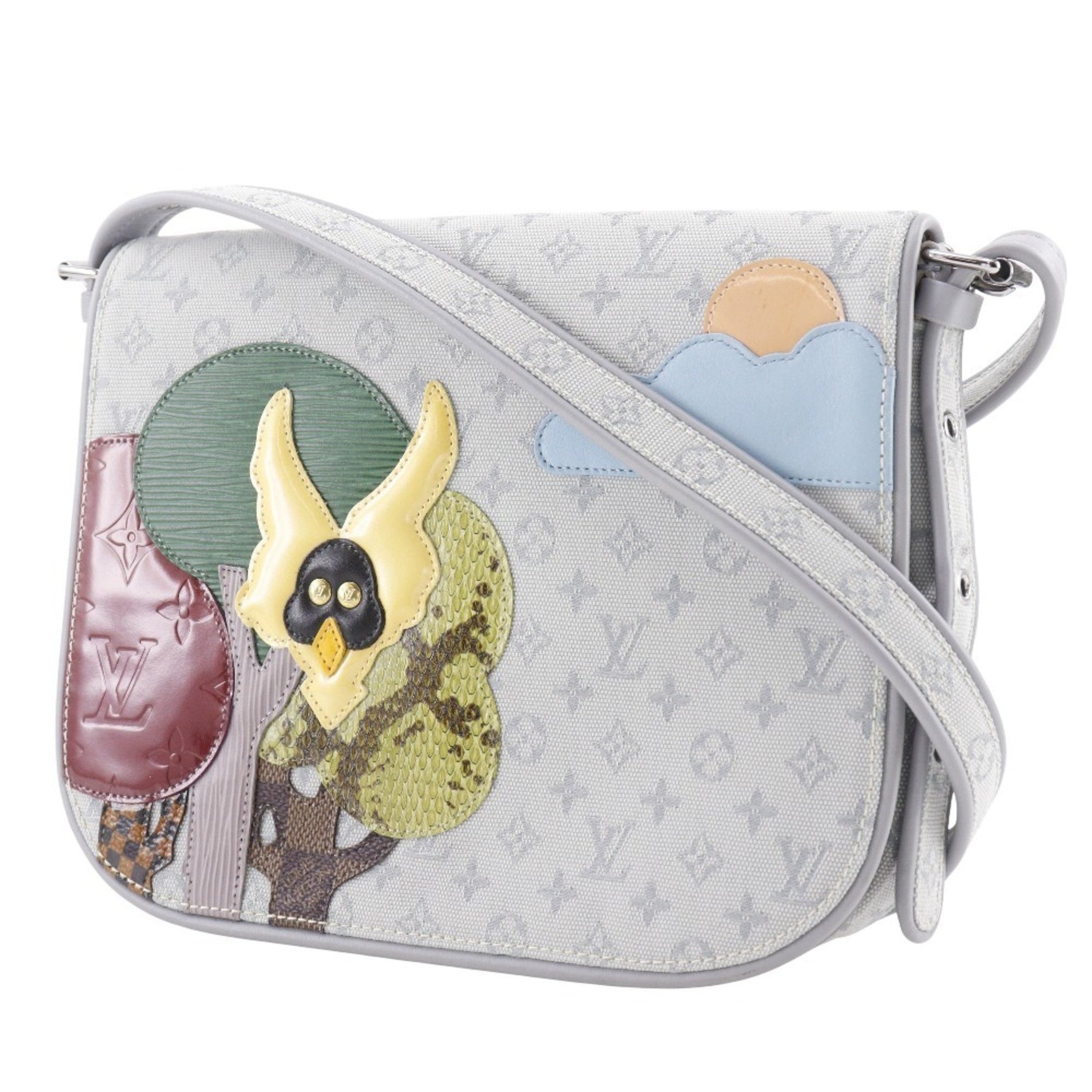 Louis Vuitton Musette Shoulder Bag Comte de Fe Monogram Mini Canvas x Vernis Epi Leather 2002 Type Muset