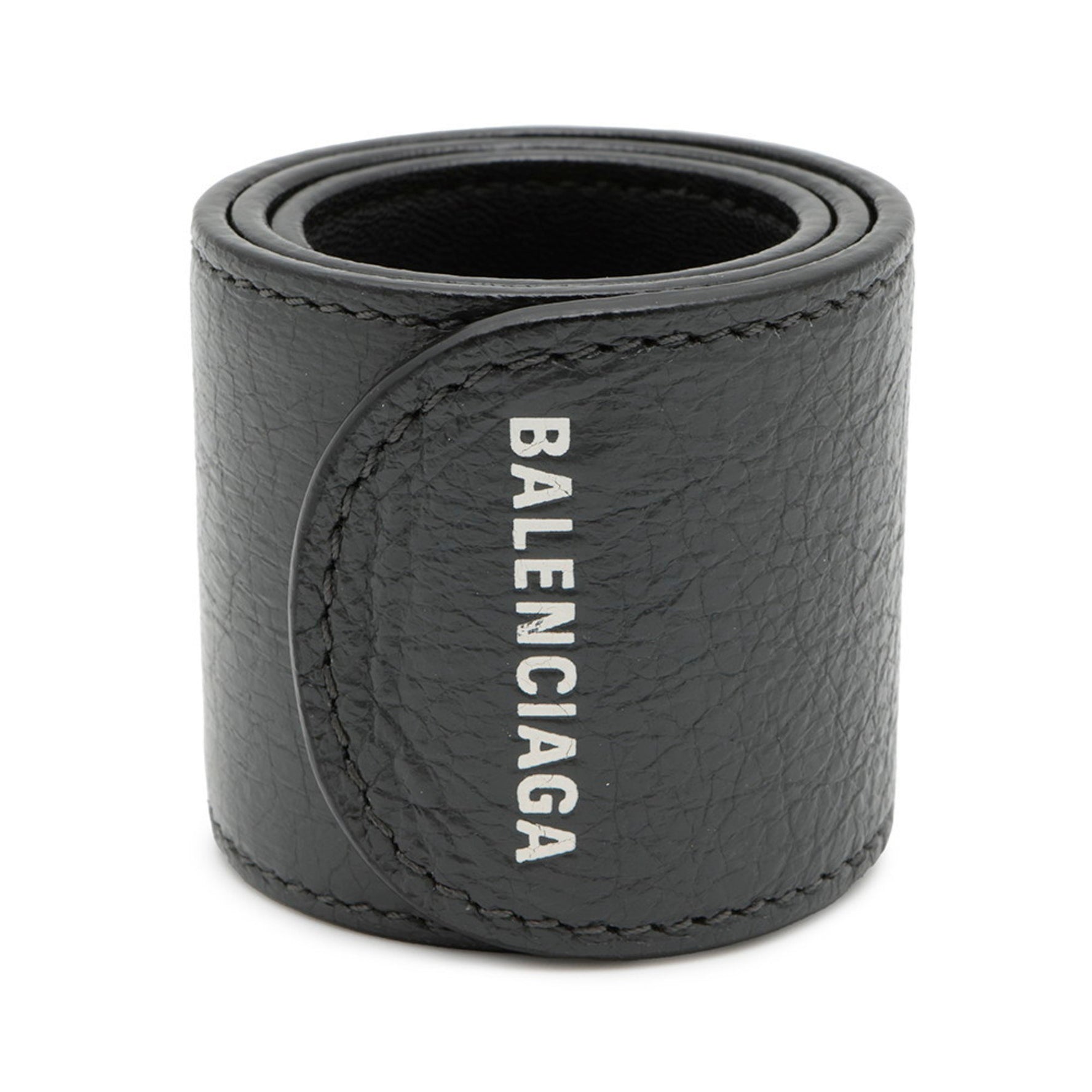 Balenciaga Cycle Bracelet Leather BALENCIAGA Black