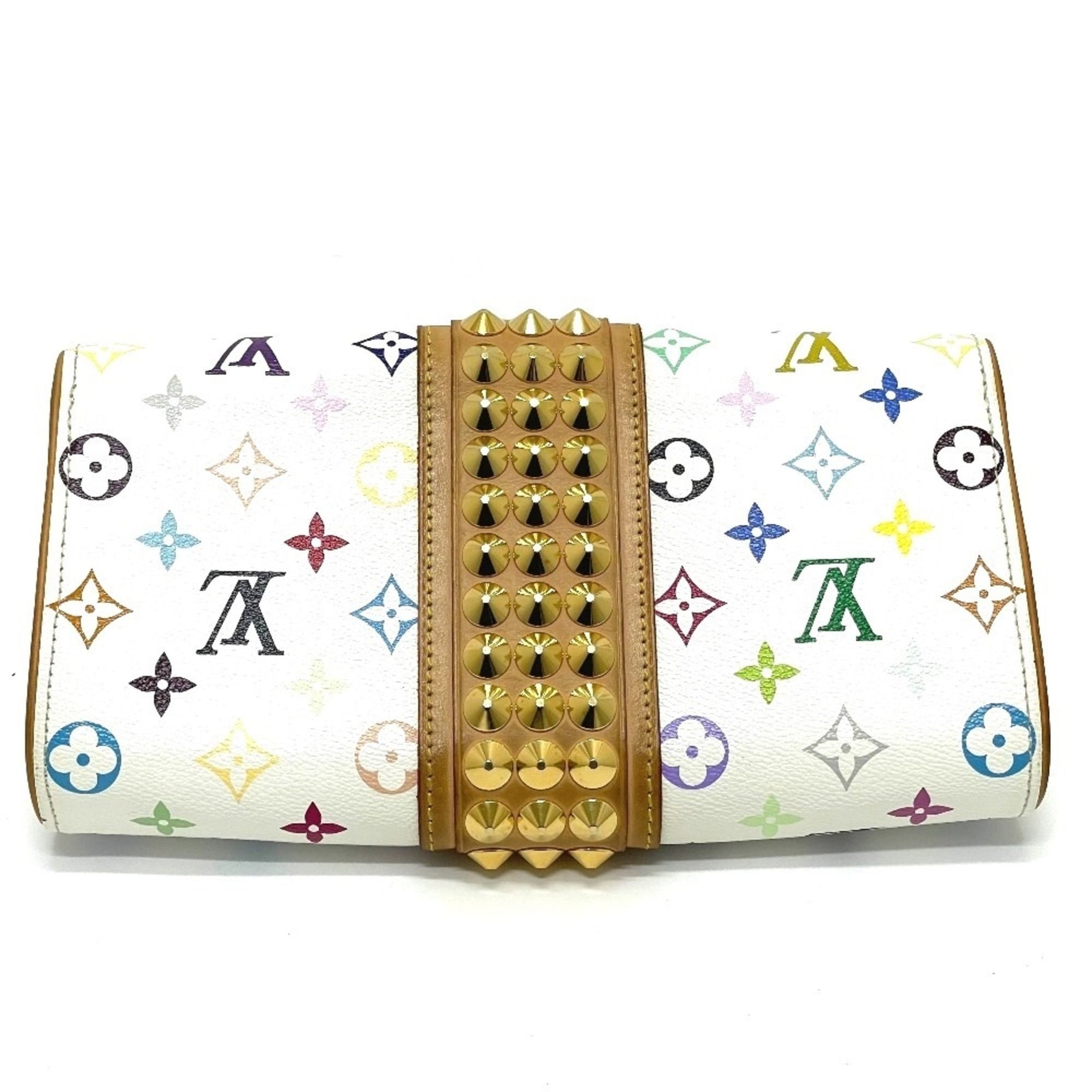 Louis Vuitton Monogram Multicolore Pochette Courtney Clutch/Second Bag in Canvas, Blanc/Multicolore