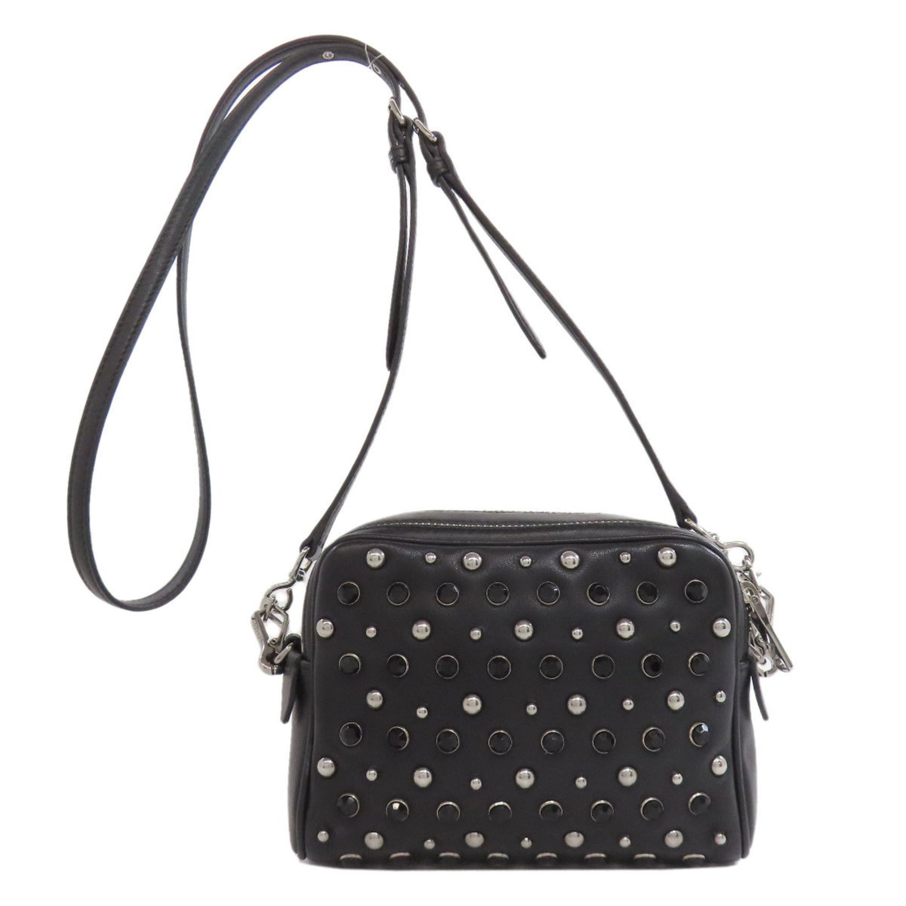 Miu Miu Miu studded shoulder bag in calfskin