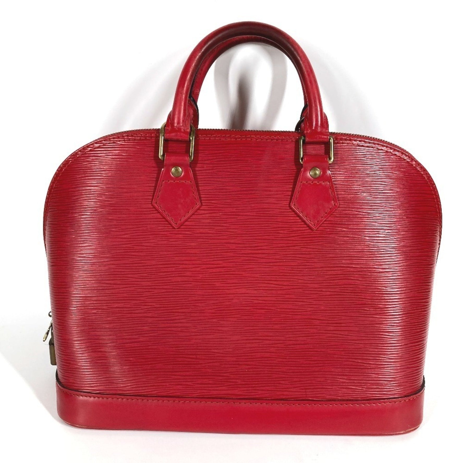 LOUIS VUITTON Epi Alma Tote Bag, Handbag, Leather, Castilian Red