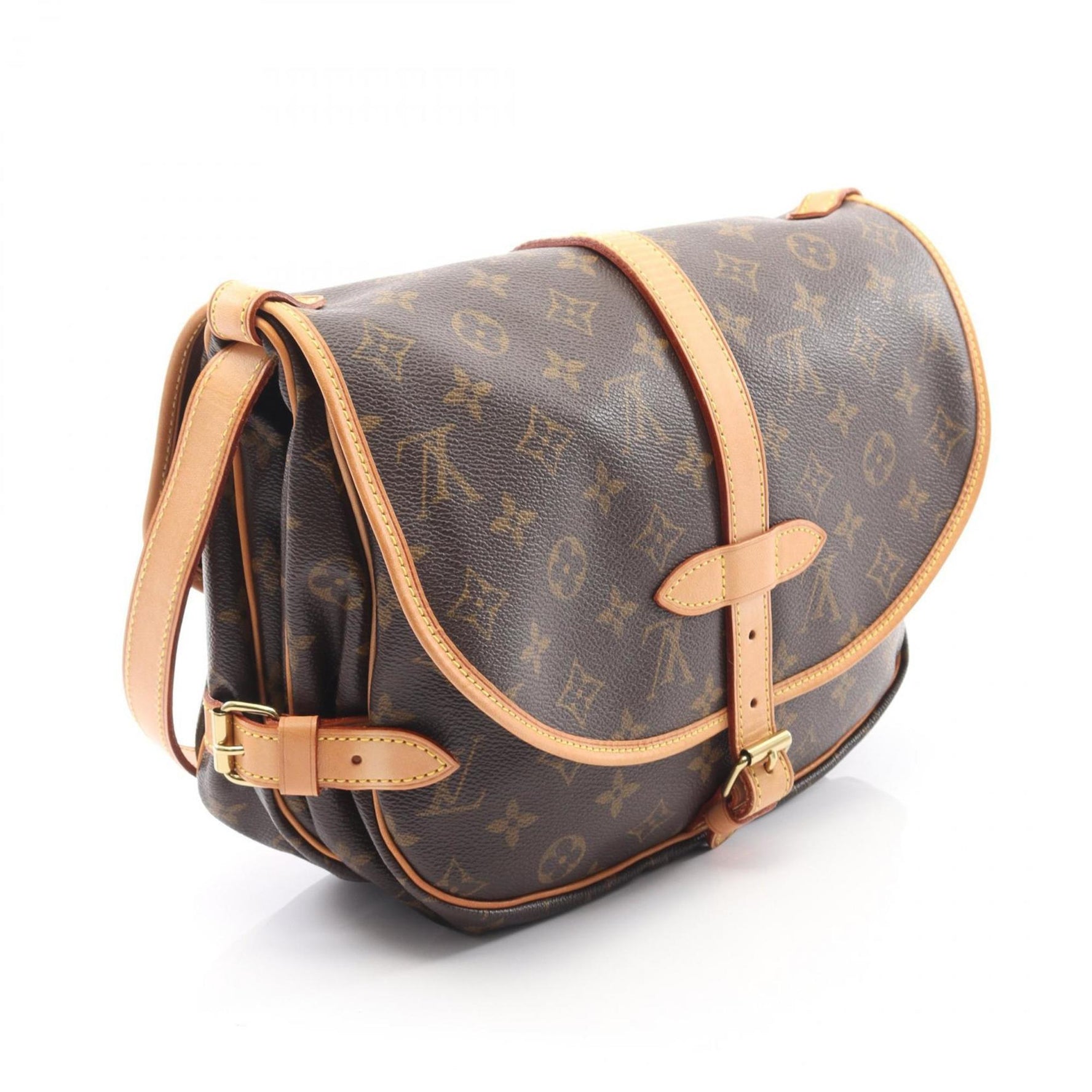 Louis Vuitton Saumur 30 Shoulder Bag, Coated Canvas and Leather, Monogram