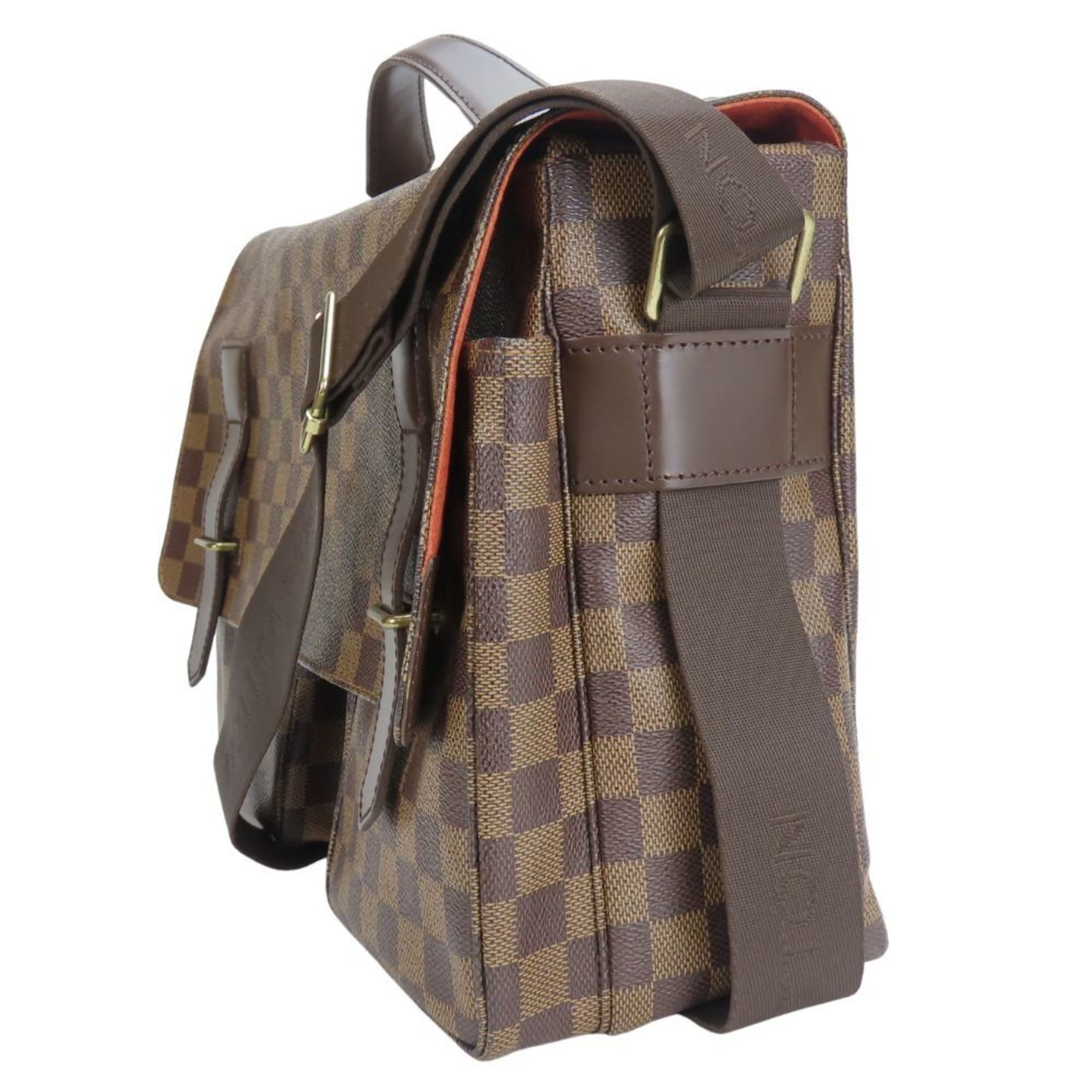 Louis Vuitton Shoulder Bag Broadway Damier Ebene Brown Handbag