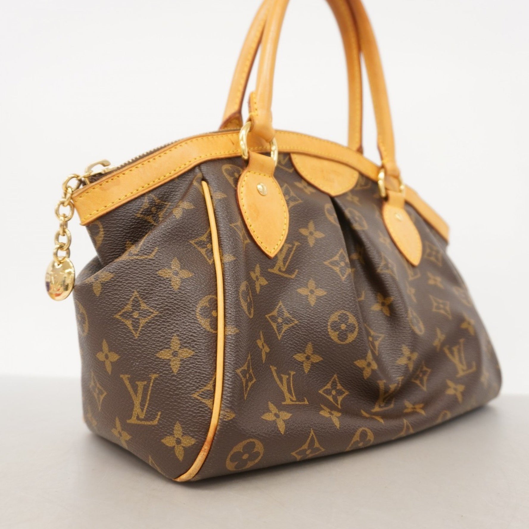 Louis Vuitton Monogram Tivoli PM Handbag M40143 Brown Women's
