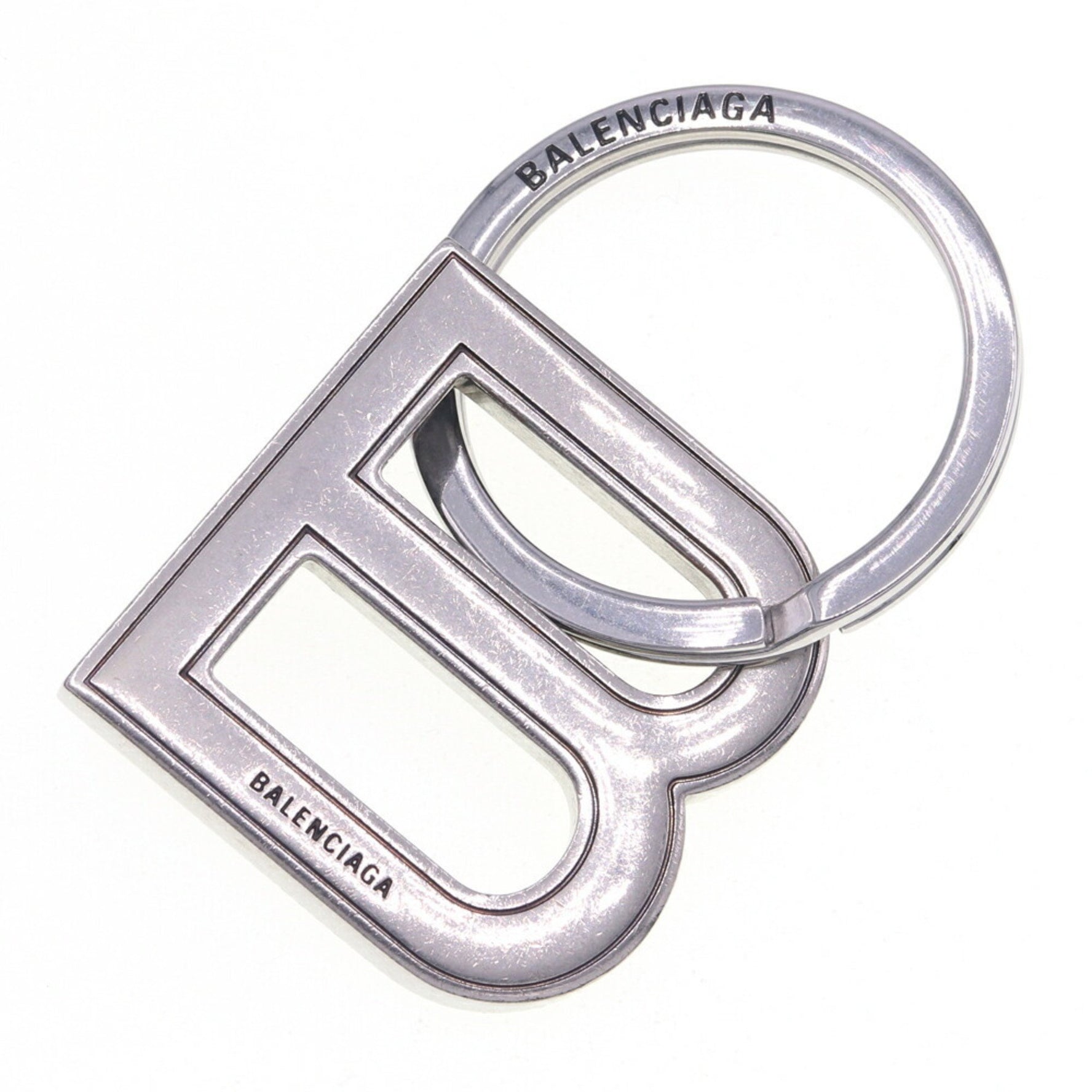 Balenciaga Key Ring Metal Keychain Charm