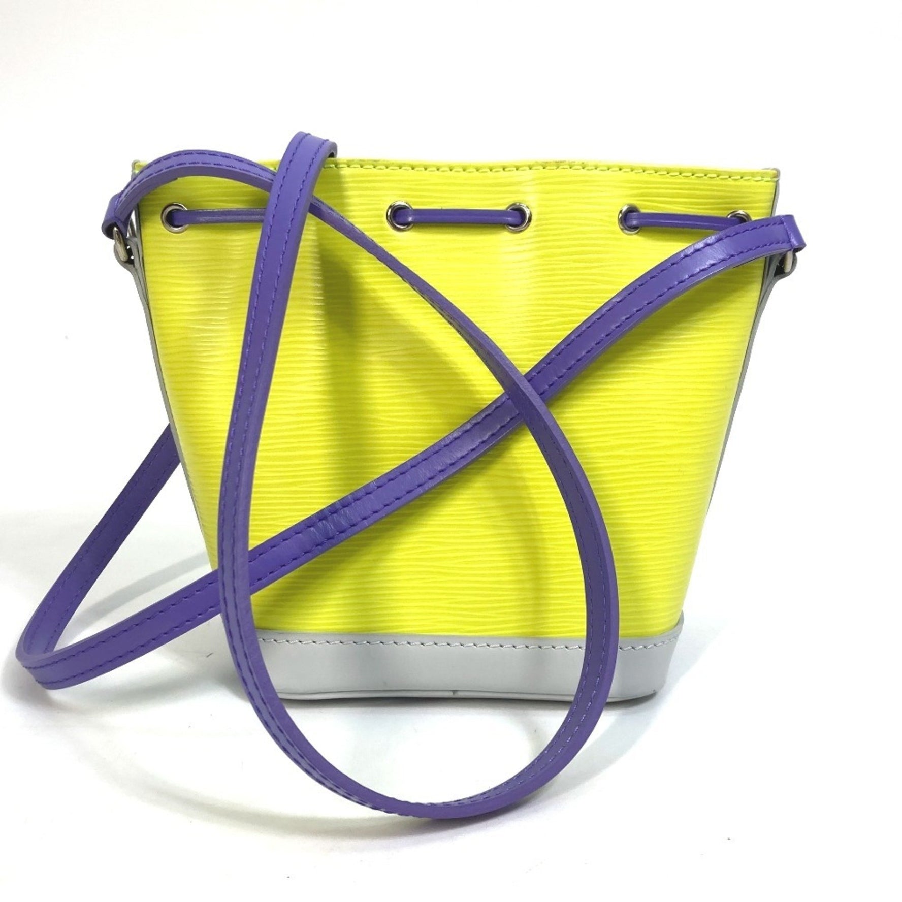 LOUIS VUITTON M42501 Epi Mini Bag Nano Noe Tricolor Pochette Shoulder in Leather, Yellow, Women's