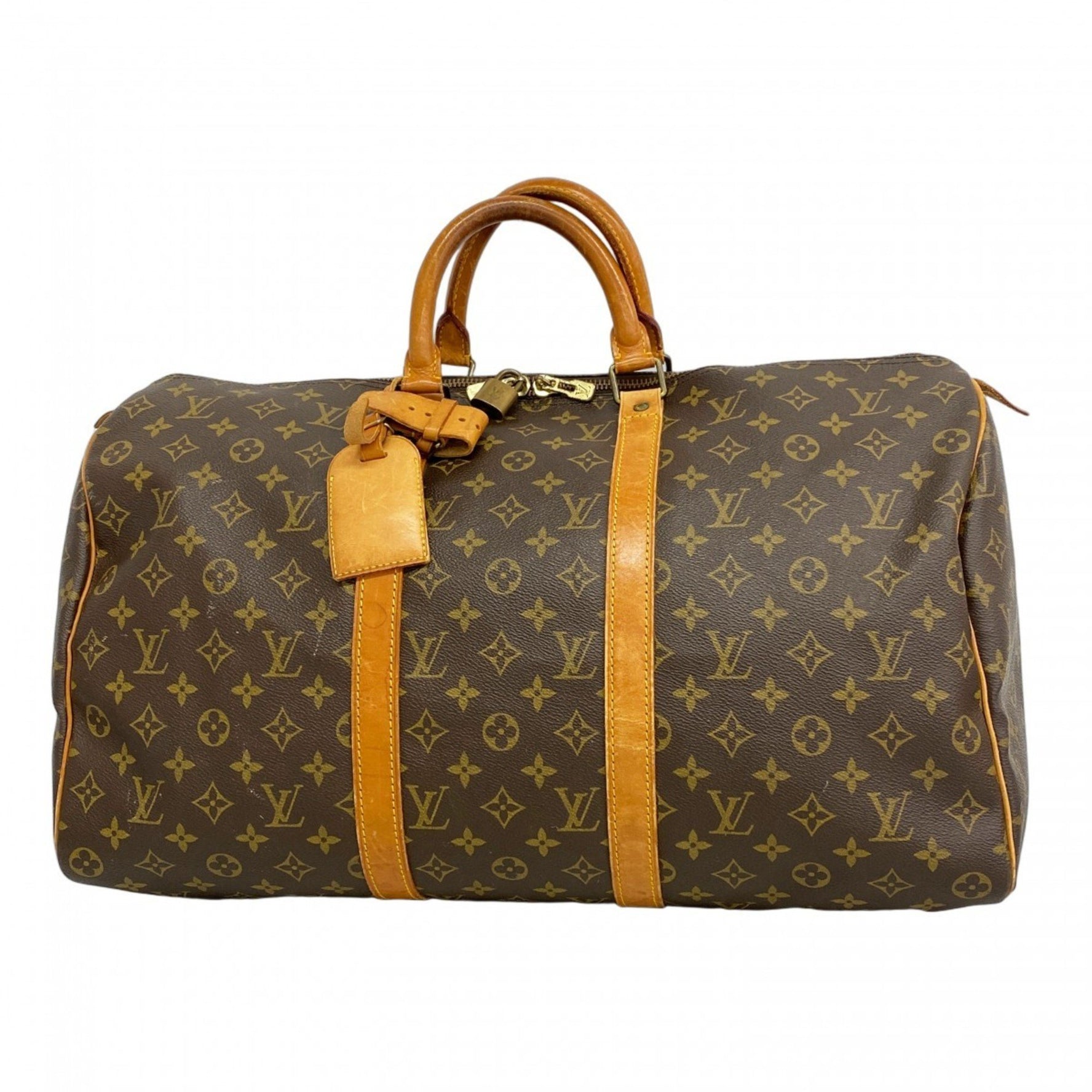 Louis Vuitton Monogram Keepall 50 Boston Bag Men's and