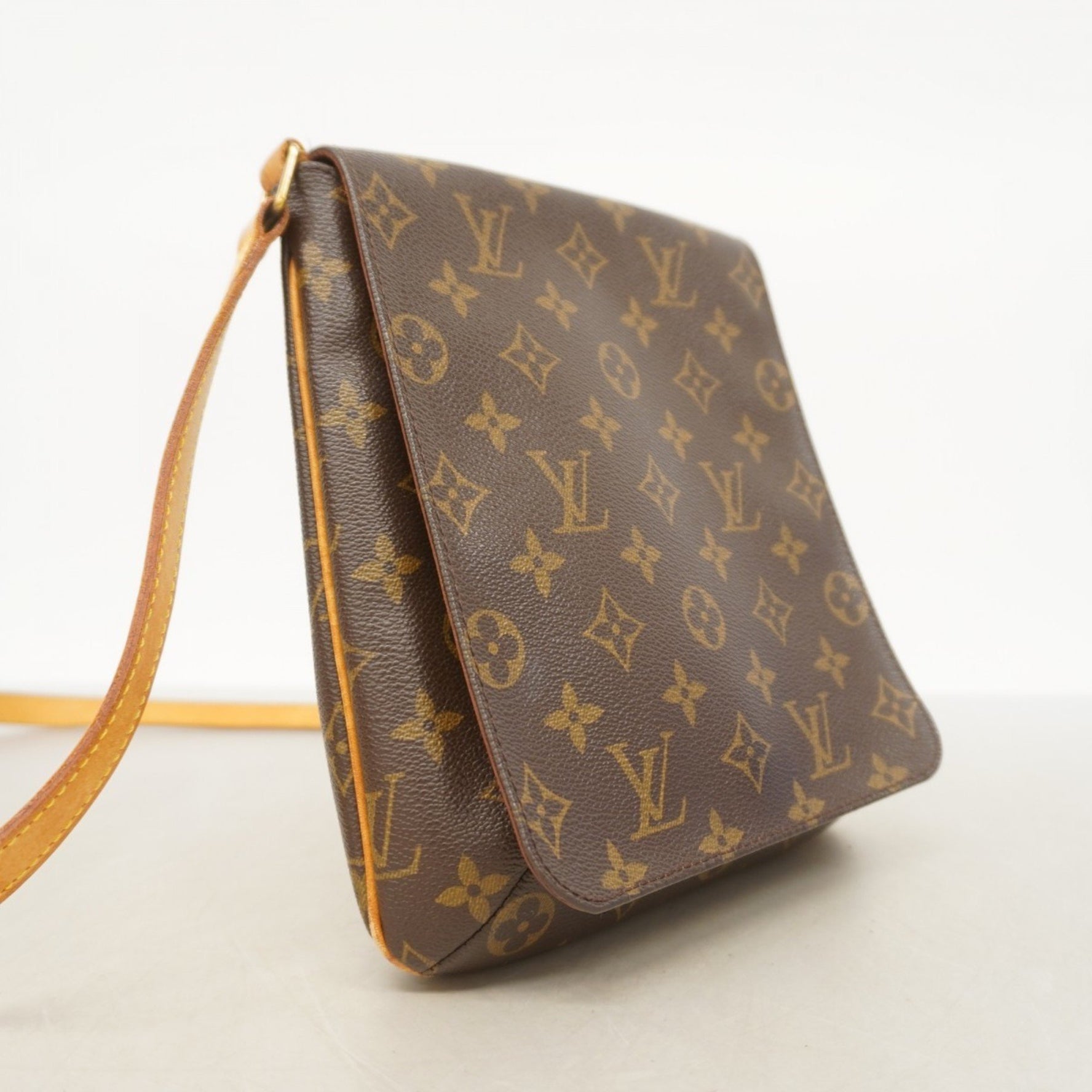Louis Vuitton Monogram Musette Salsa Long Strap Shoulder Bag M51387 Brown Women's