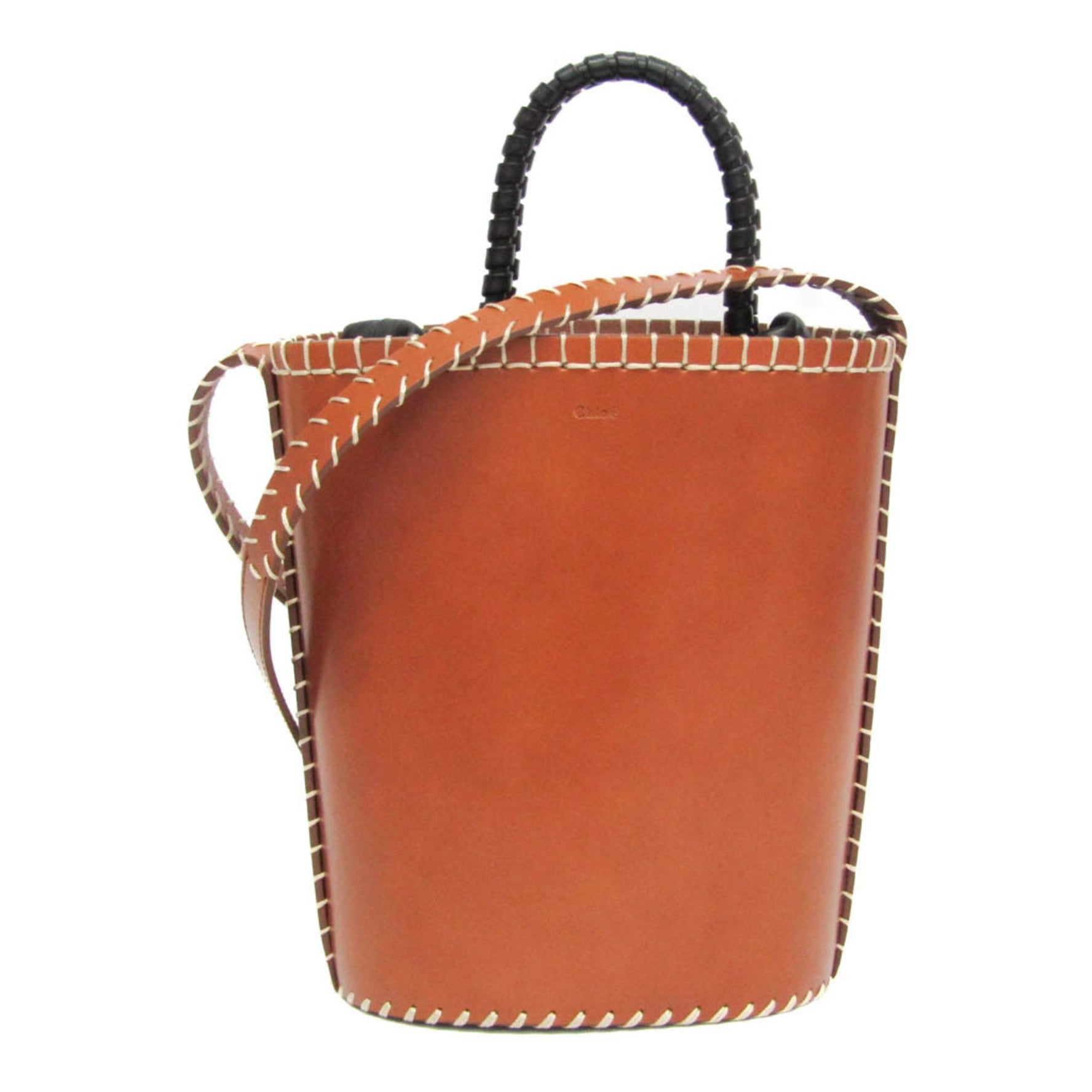 Chloé LOELA Small Bucket Leather Baguette Bag,Shoulder Bag