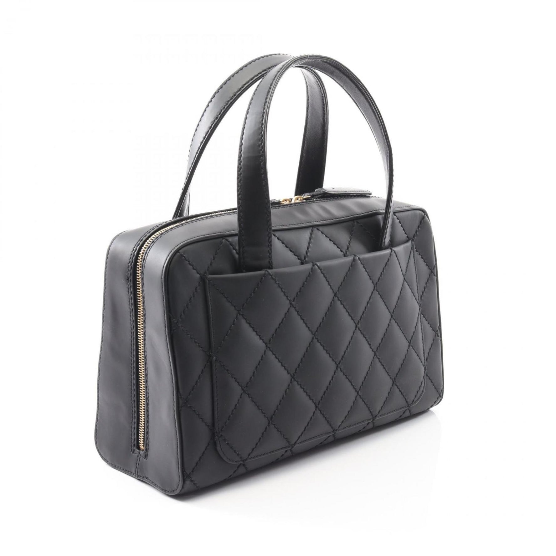 CHANEL Wild Stitch Handbag, Leather