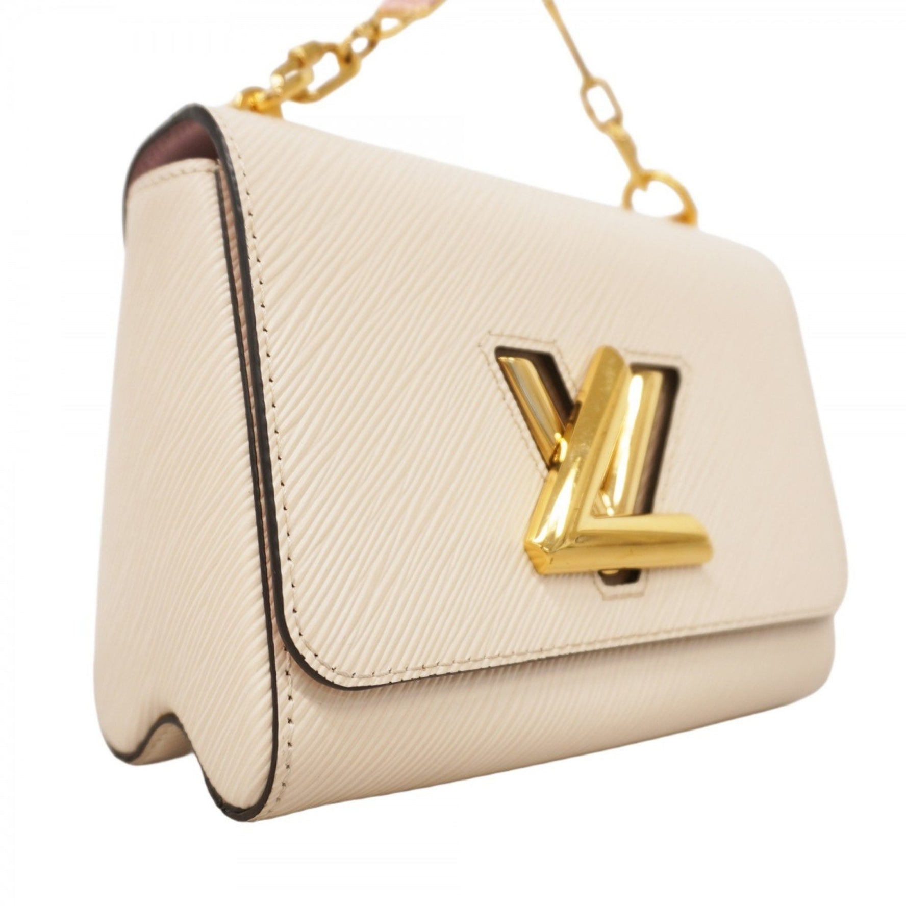 Louis Vuitton Epi Twist PM Shoulder Bag in Quartz White for Women
