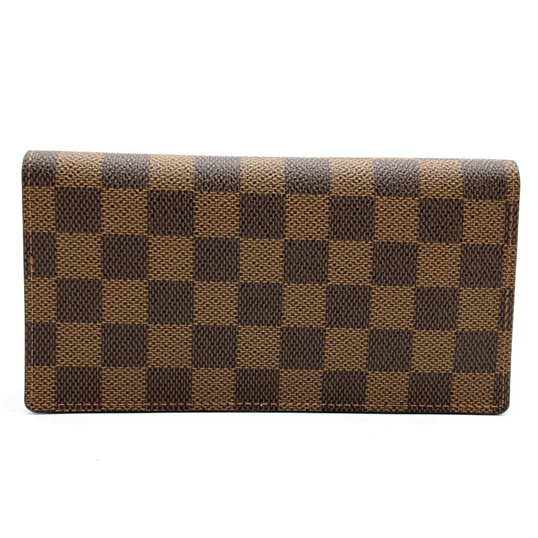 Louis Vuitton Porte Carte Credit Wallet Damier Canvas Men's Long