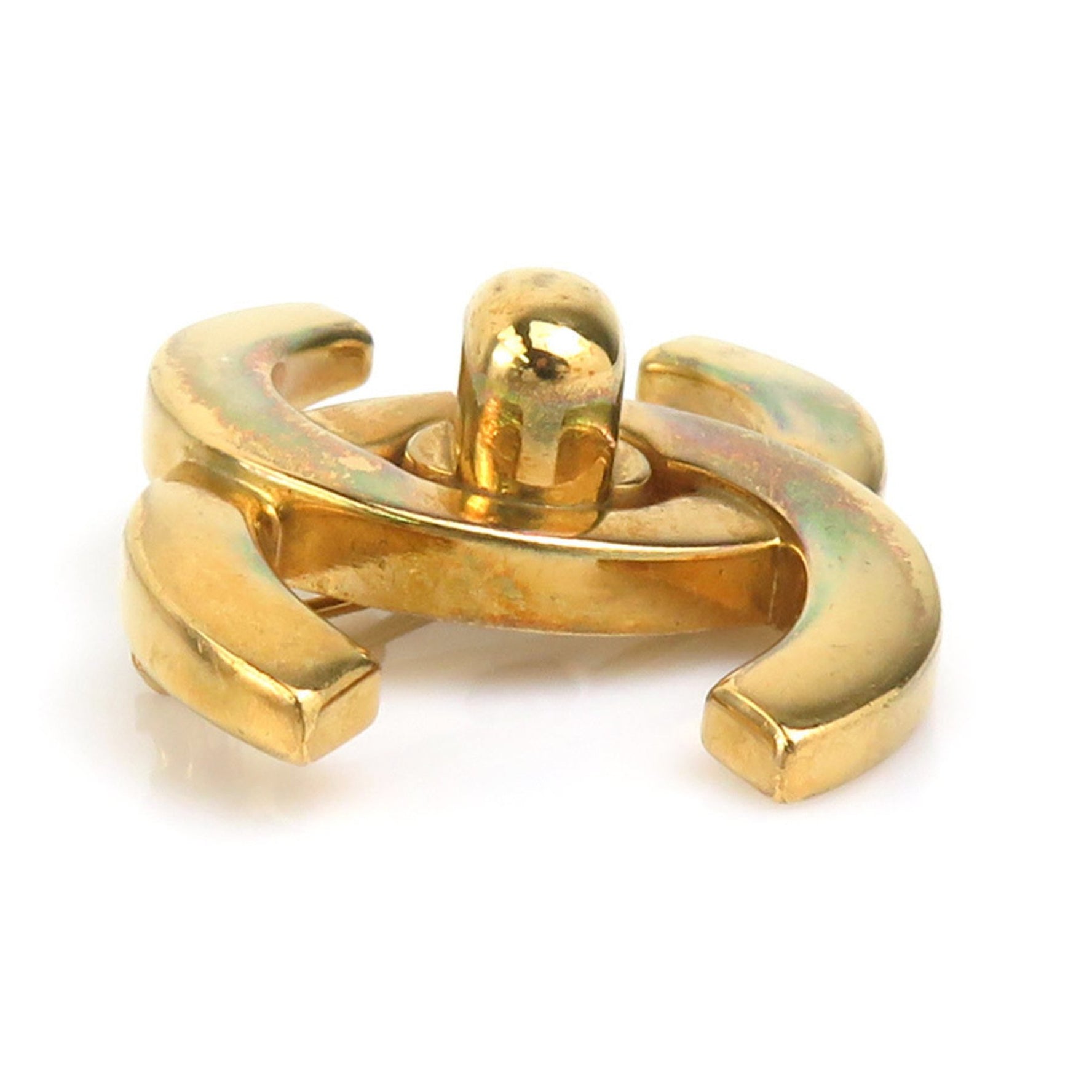 CHANEL Coco Mark Metal Brooch