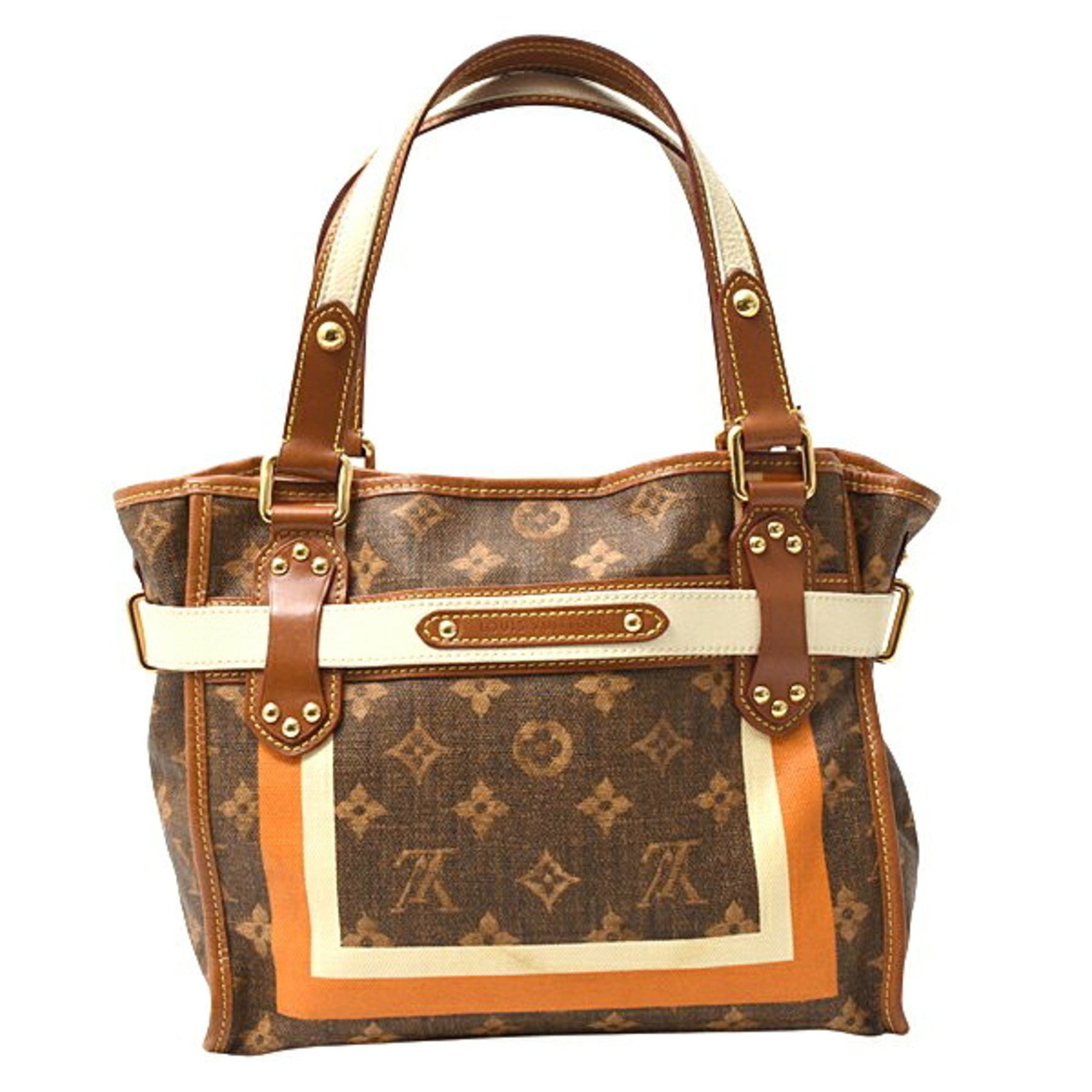 Louis Vuitton Monogram Tissé Sac Laureule PM Handbag
