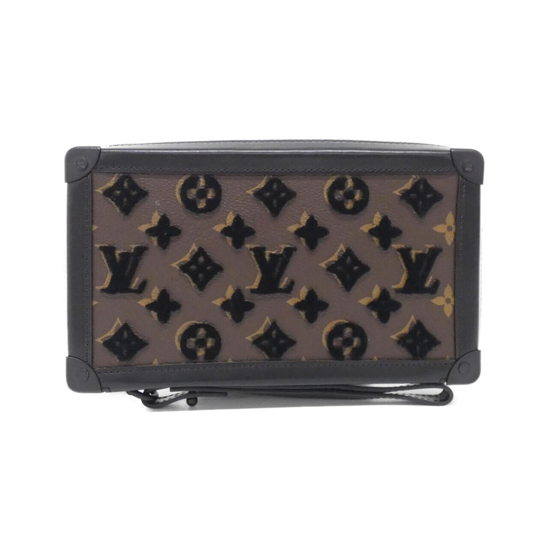 Louis Vuitton Monogram Tuftage Soft Trunk Clutch Handbag