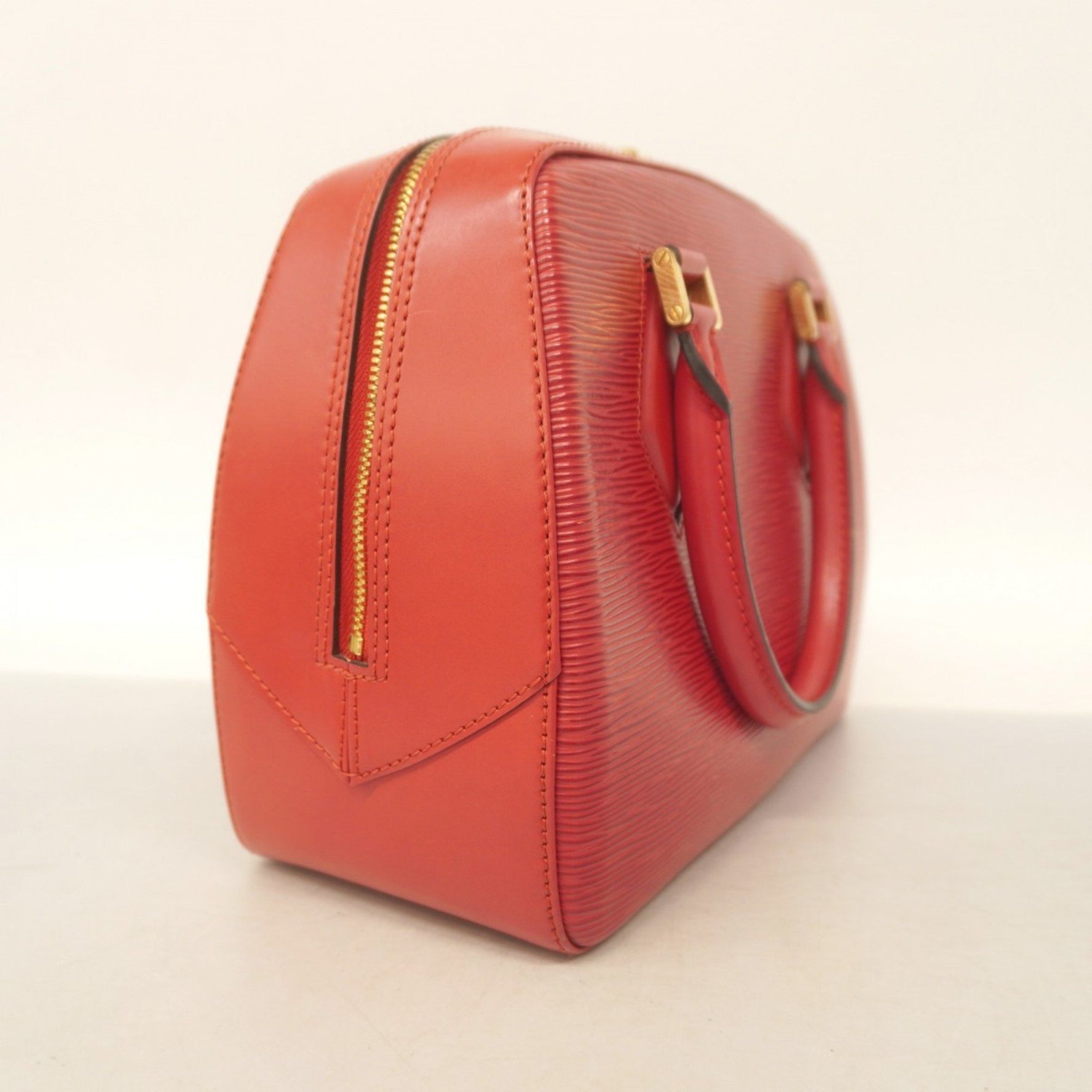 Louis Vuitton Epi Sablon Handbag M52047 Castilian Red for Women