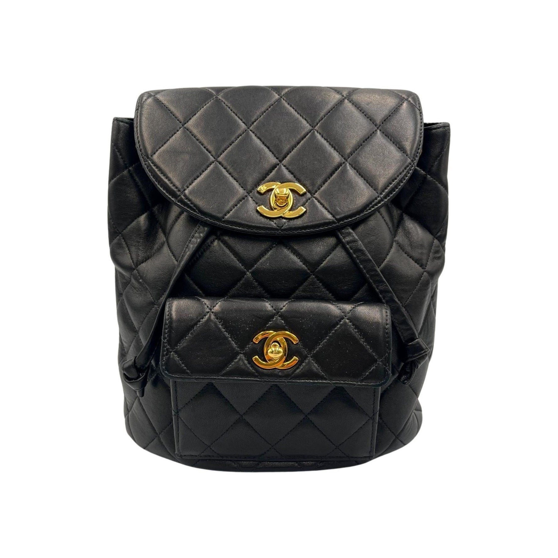 CHANEL Douma Matelasse Backpack/Daypack with Gold Hardware, Vintage Lambskin