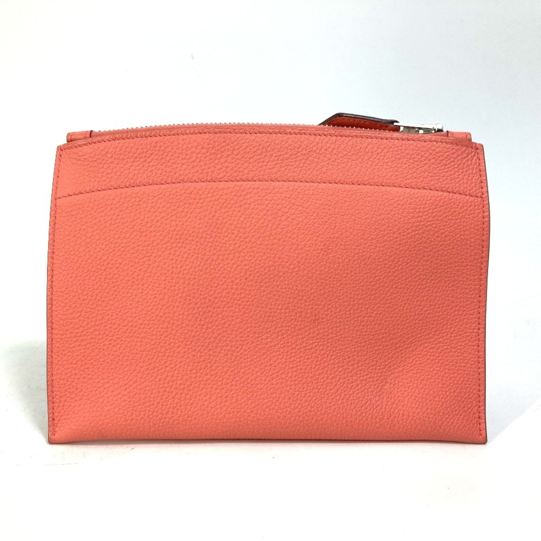 HERMES Bazar Mini PM Clutch Bag/Pouch Togo Rose Eté