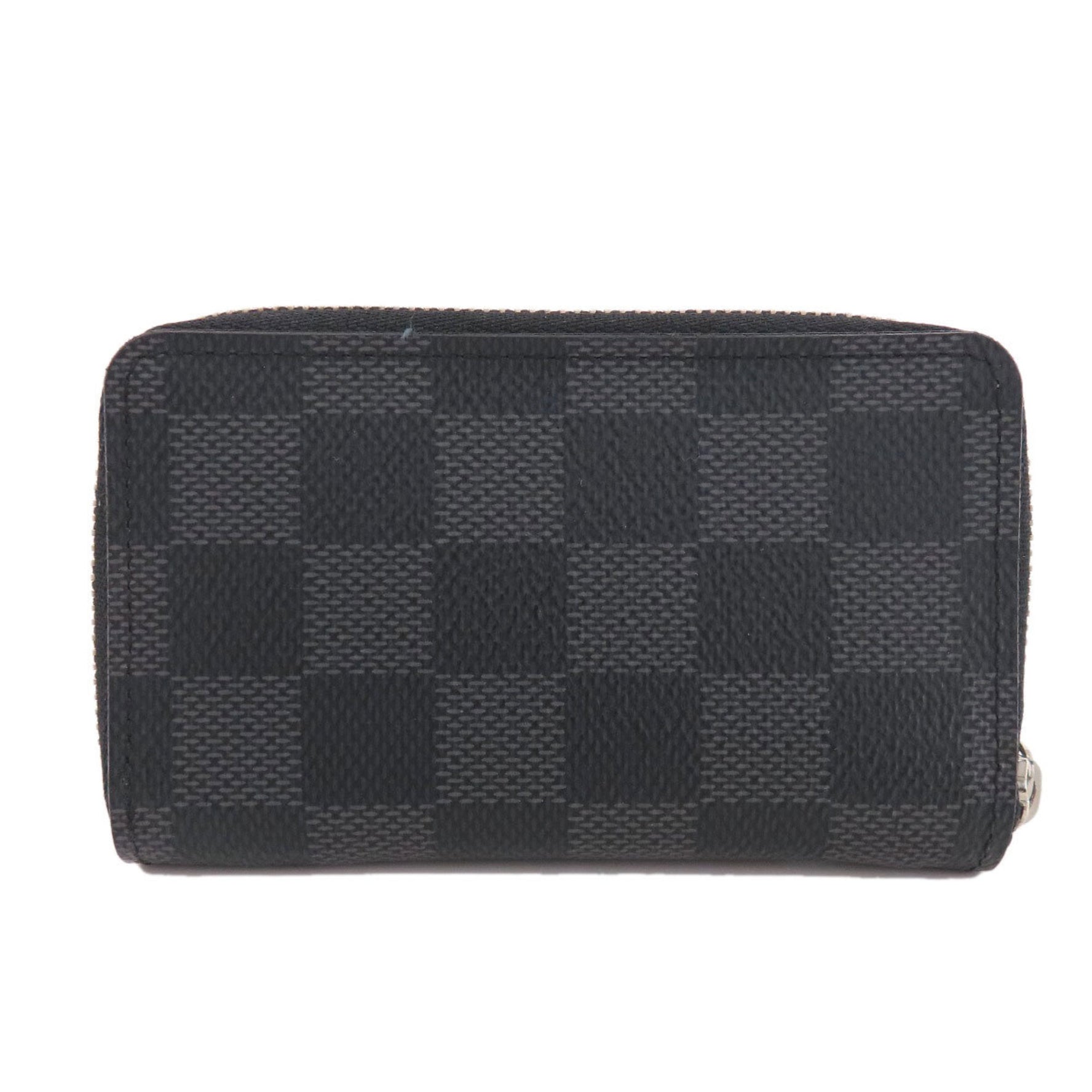 Louis Vuitton Zippy Coin Purse Damier Graphite Case Canvas LOUIS VUITTON