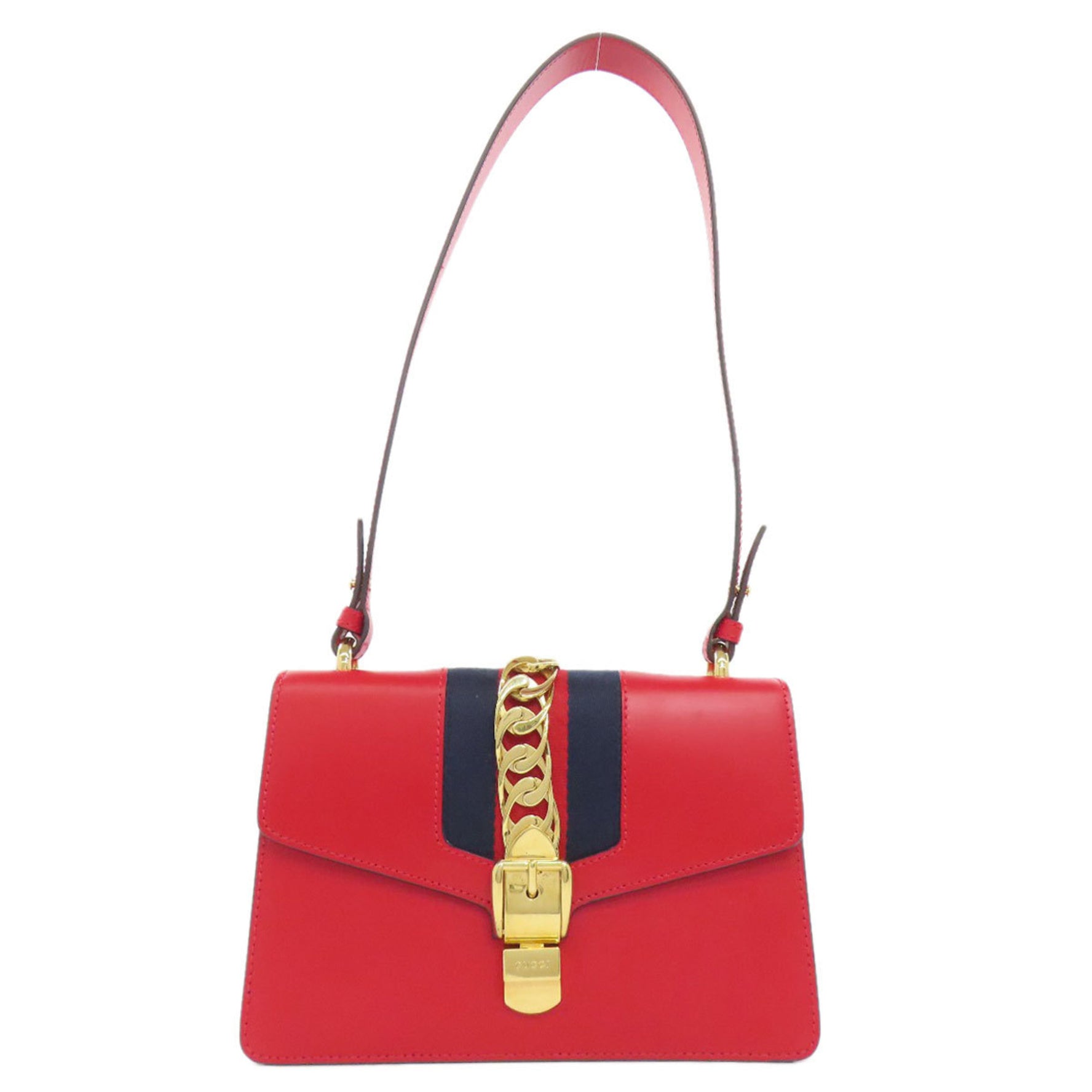 Gucci Sylvie Shoulder Bag Calf Leather