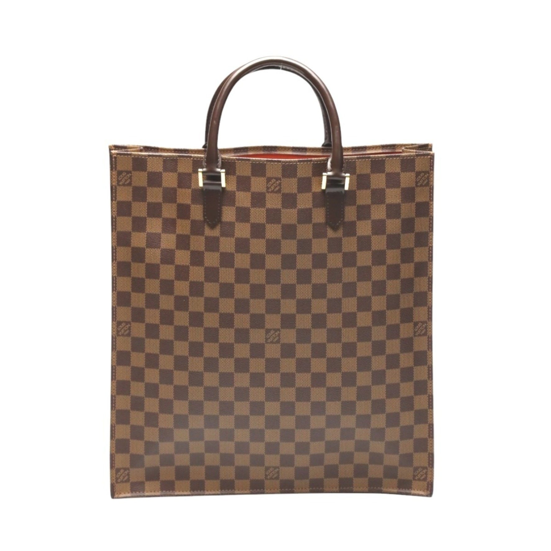 Louis Vuitton LOUIS VUITTON Handbag Tote Bag Damier Sac Plat Canvas N51140 Ebene LV