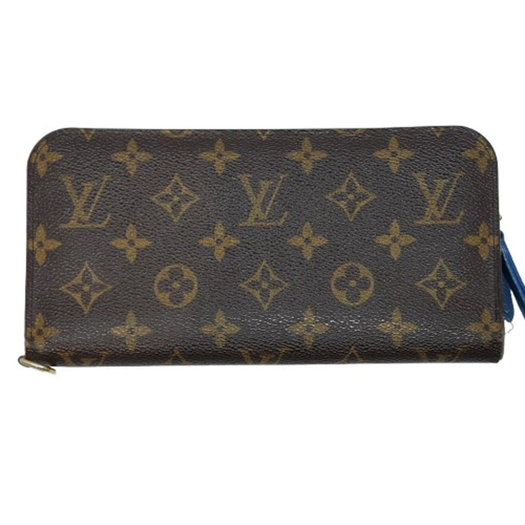 LOUIS VUITTON Portefeuille Ansolite Monogram Bifold Long Wallet, Brown/Blue, Men's/Women's, Kaizuka Store
