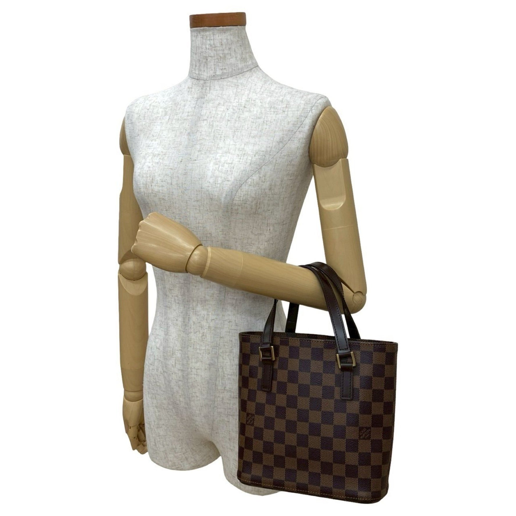 LOUIS VUITTON Vintage Vavin PM Damier Leather Handbag/Mini Tote Bag, 294-4