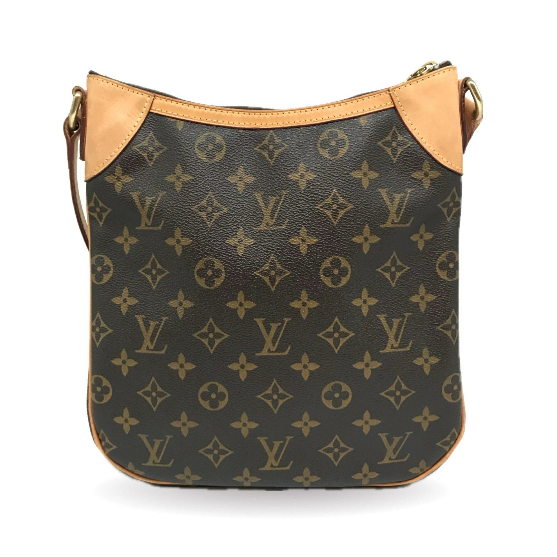Louis Vuitton Odeon PM Monogram Shoulder Bag Brown Canvas
