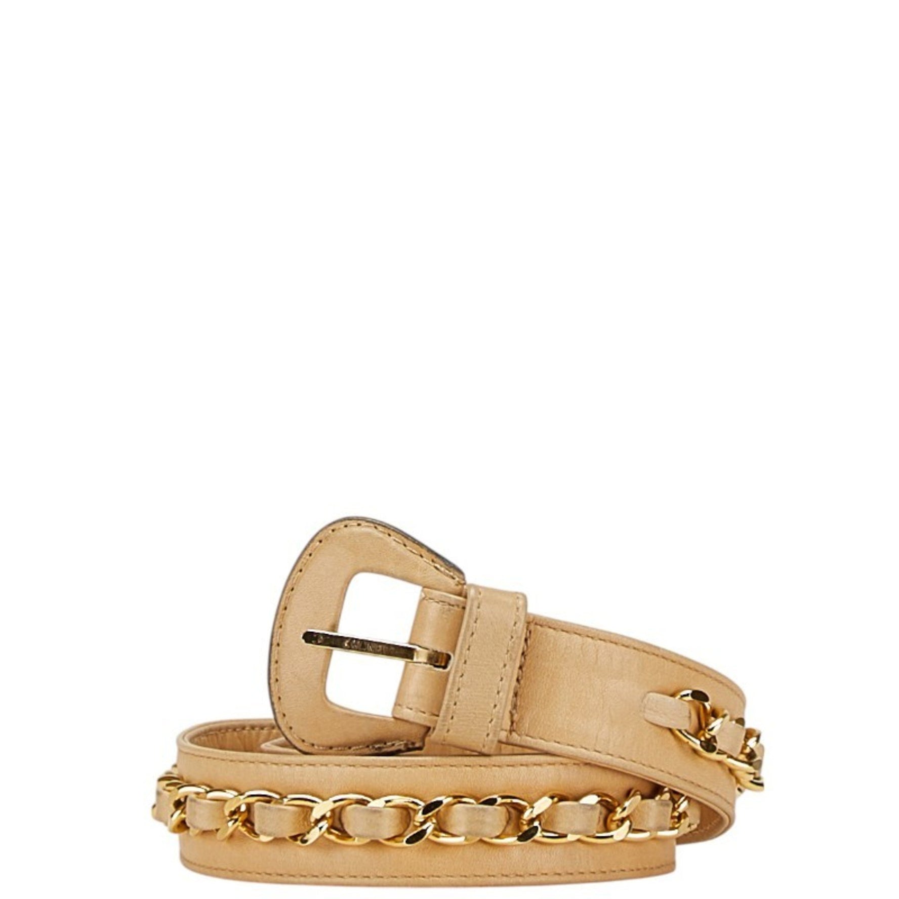 Chanel Chain Belt Size 65/26 Leather