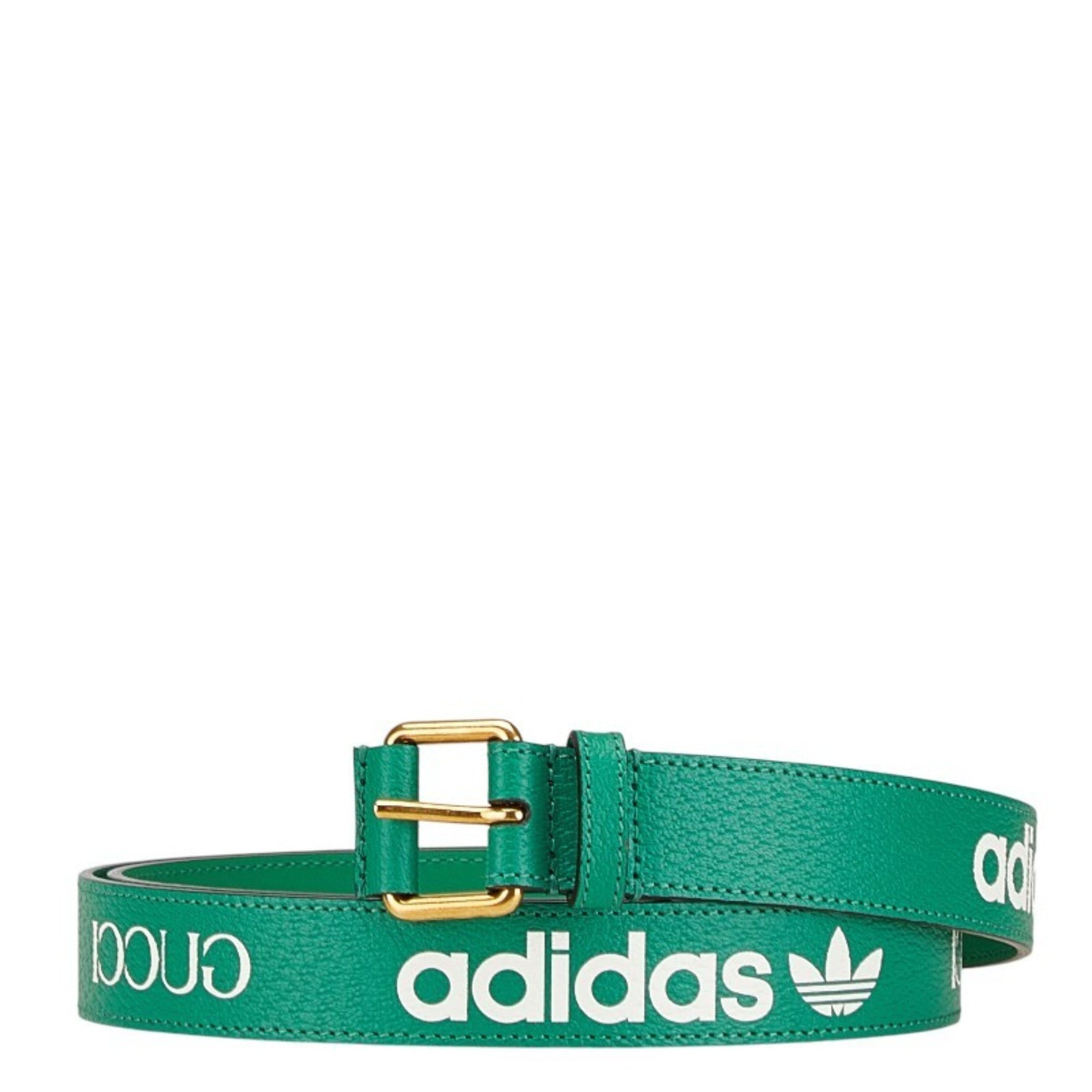 Gucci x Adidas Logo Belt Size: 110/44 Leather