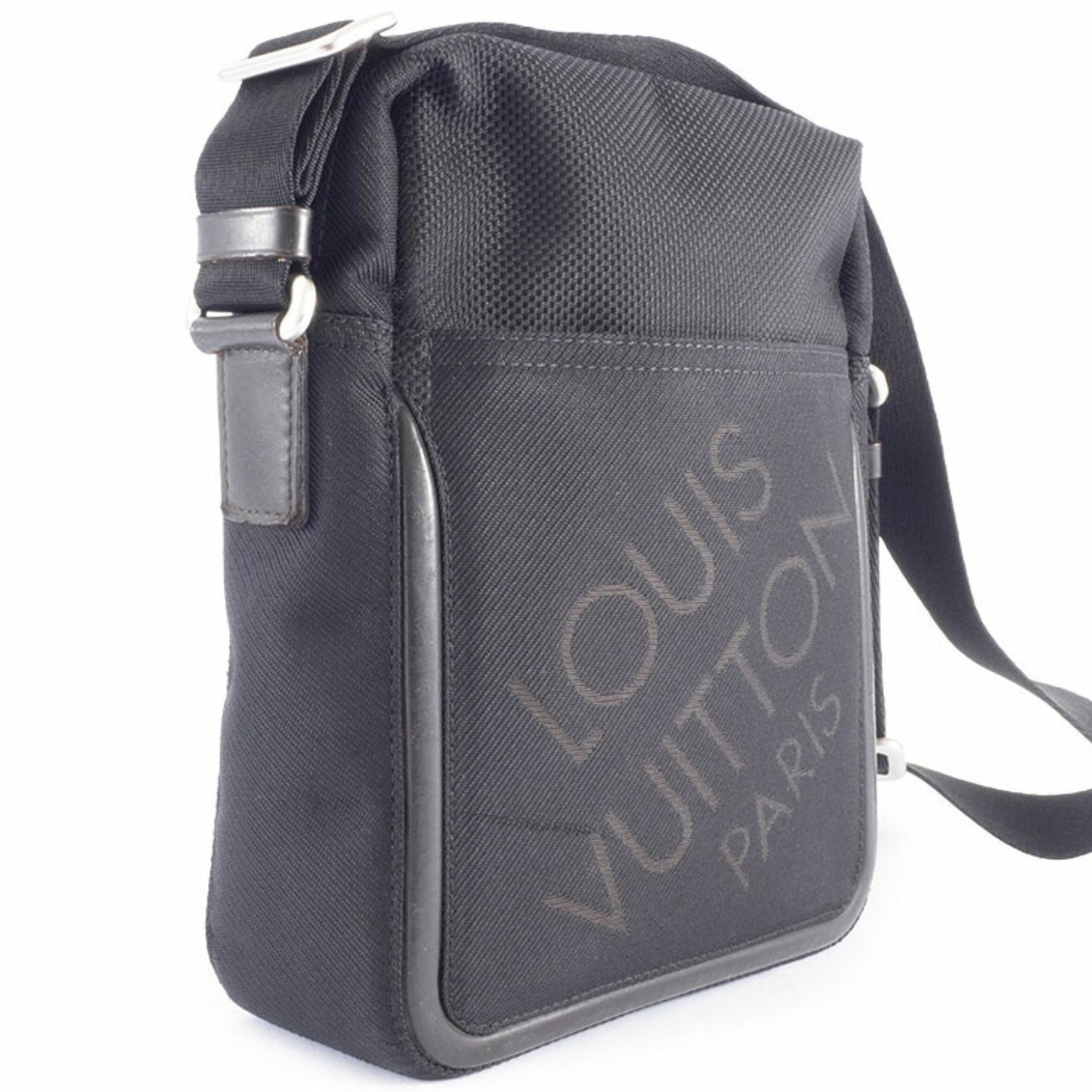 Louis Vuitton Citadin Damier Geant Shoulder Bag in Black Noir