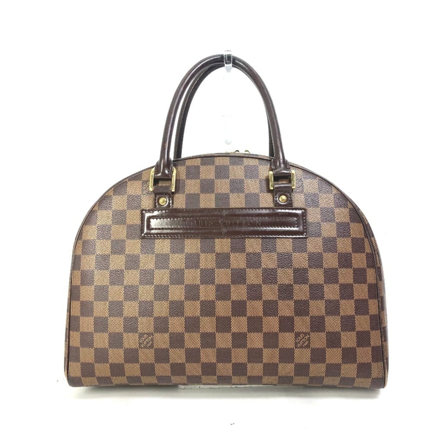 LOUIS VUITTON N41455 Damier Shoulder Bag, Nolita Boston Handbag, Canvas, Women's, Ebene, Brown