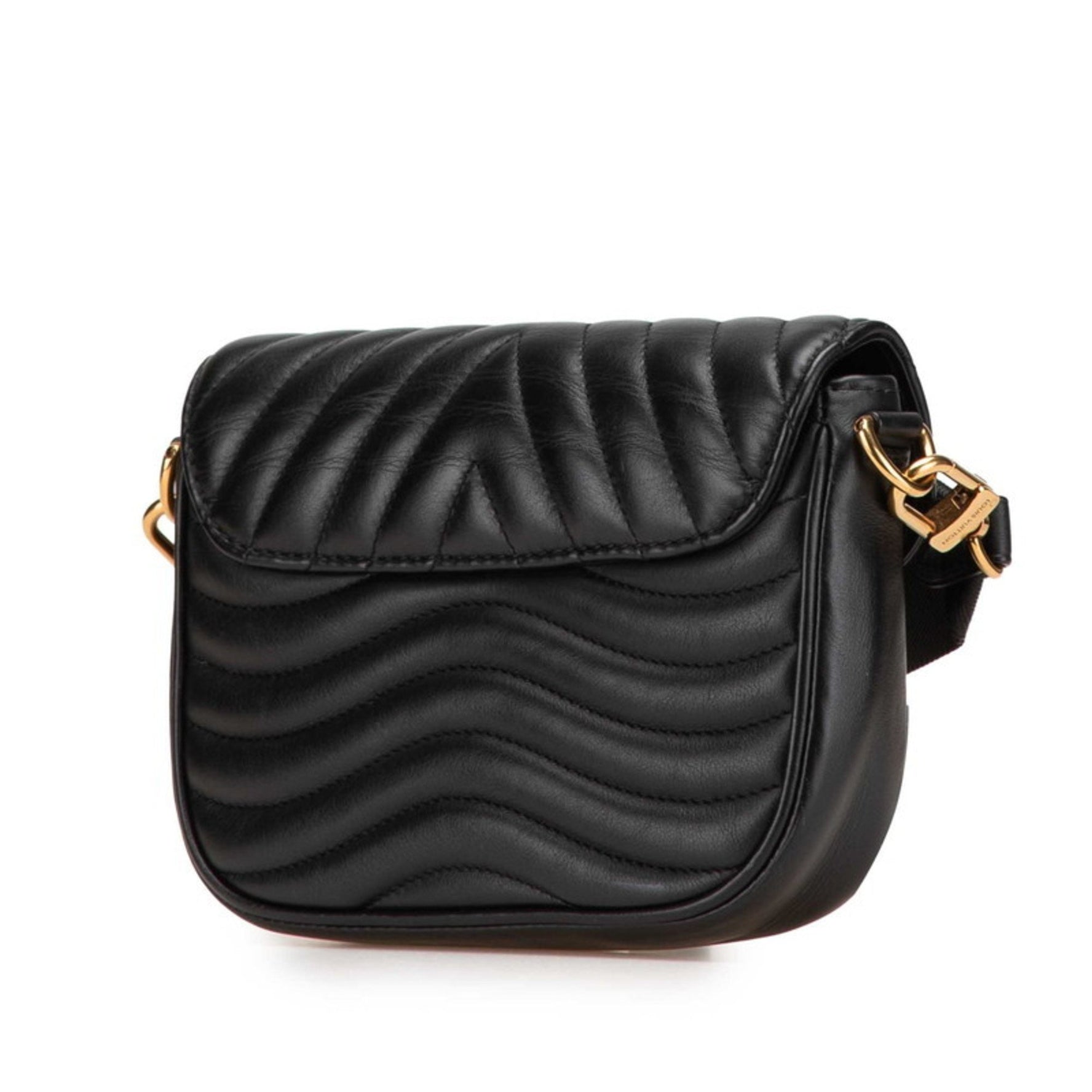 Louis Vuitton Multi Pochette New Wave Crossbody Shoulder Bag Noir Black Leather LOUIS VUITTON