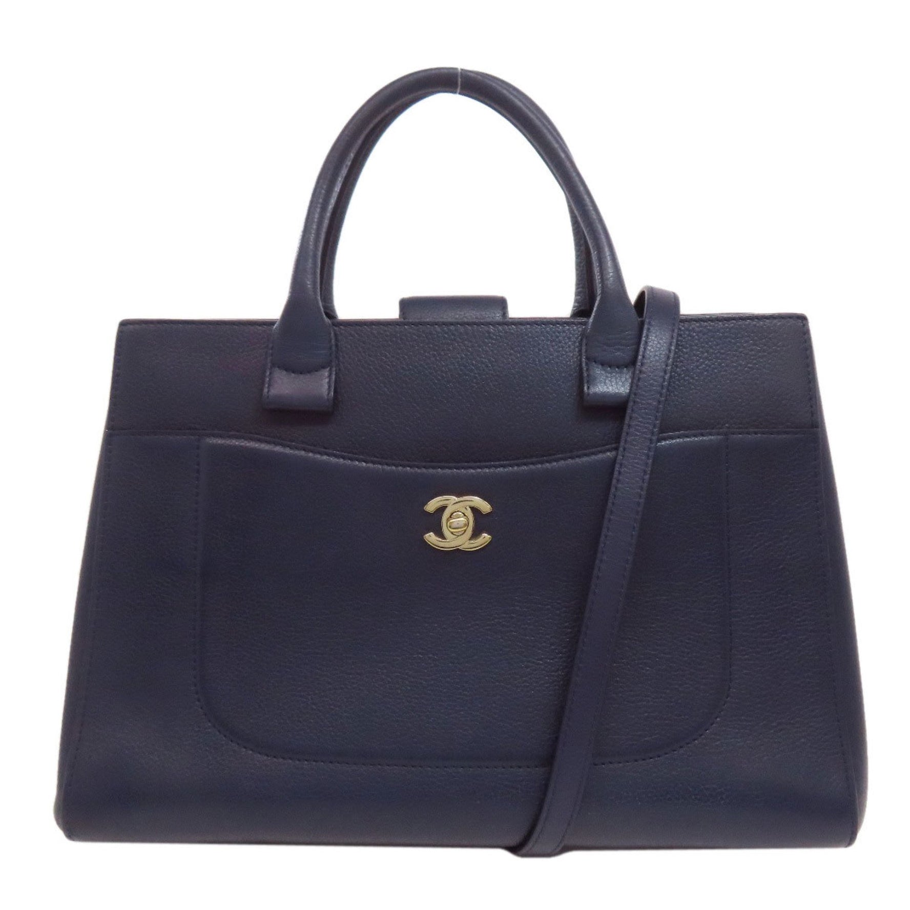 Chanel Coco Mark Tote Bag Calfskin