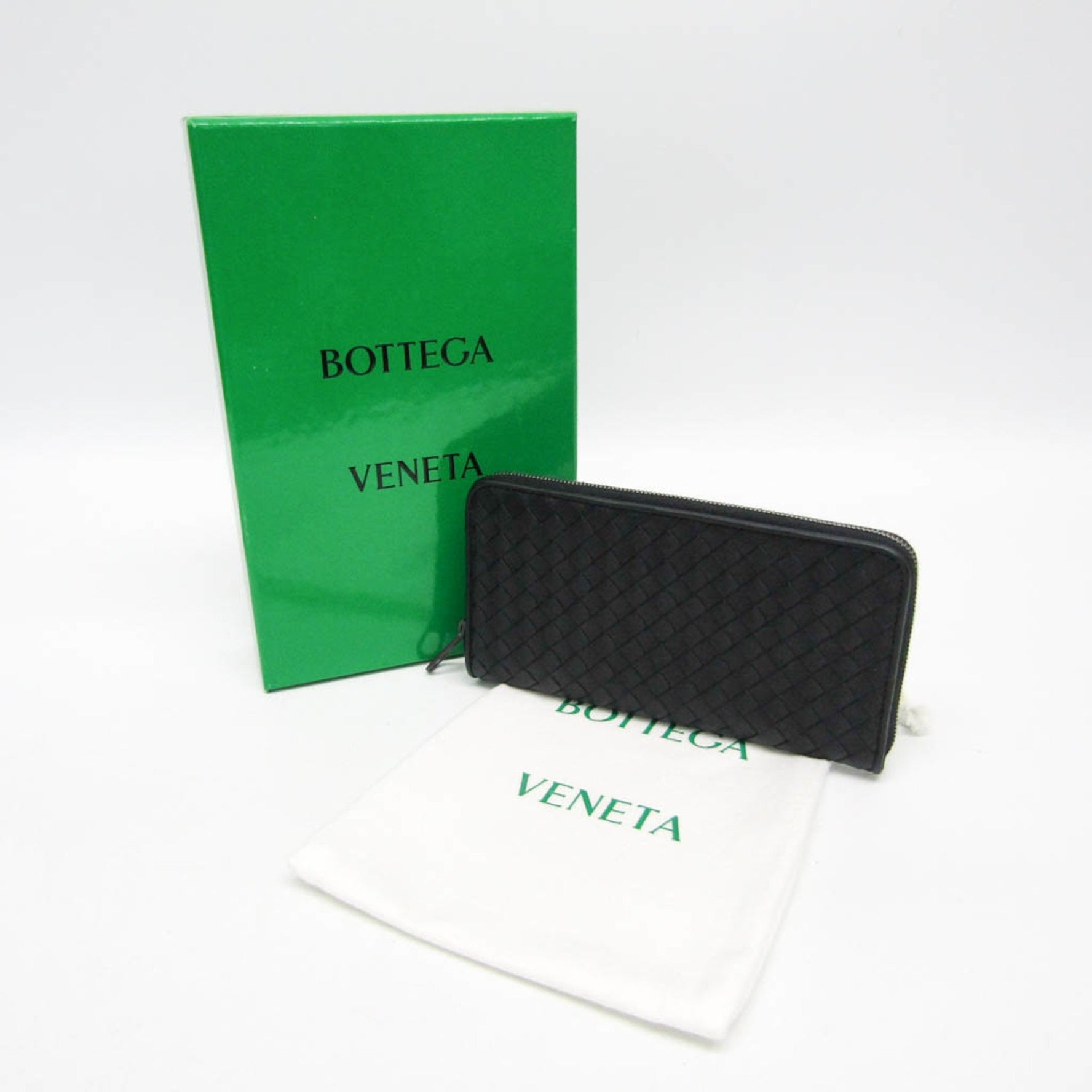 Bottega Veneta Intrecciato Men,Women Leather Long Wallet (bi-fold)