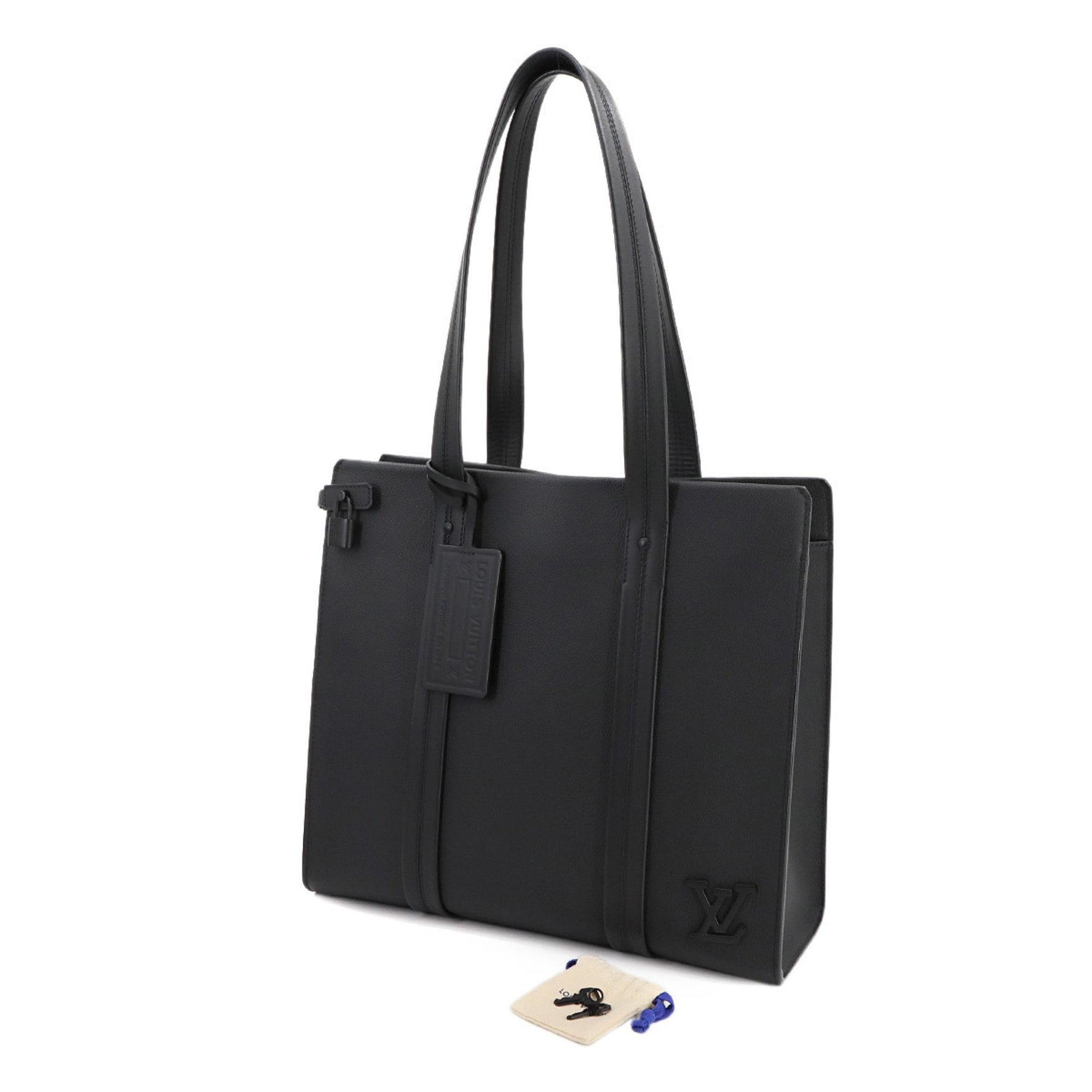 Louis Vuitton Aerogram Takeoff Tote Bag, Leather, RFID