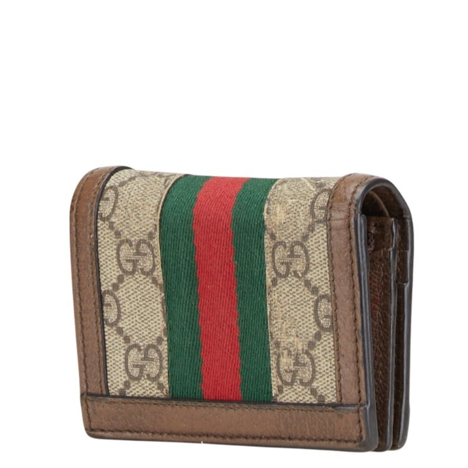Gucci Ophidia GG Supreme Bifold Wallet Leather
