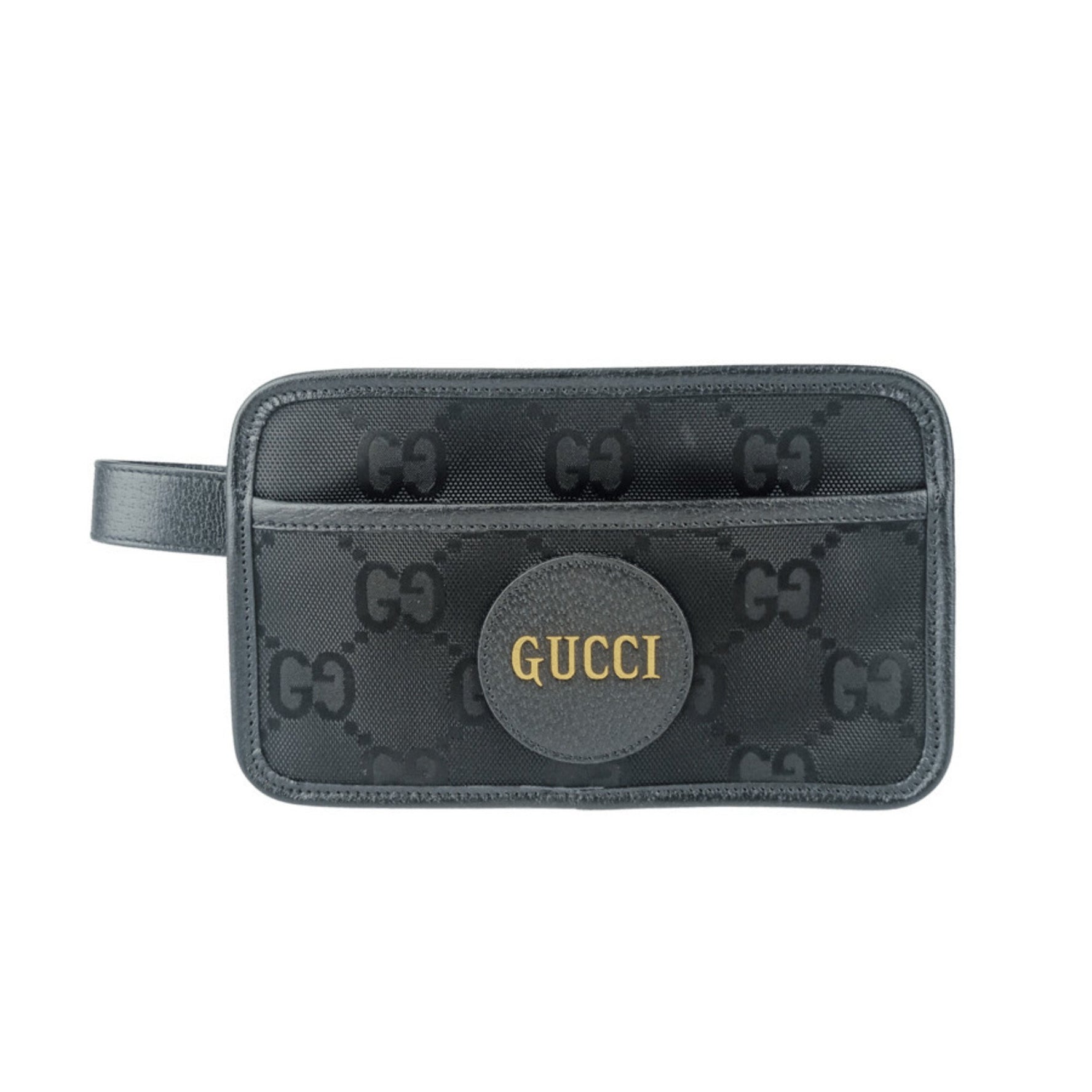 GUCCI Off the Grid clutch bag in nylon canvas and leather.