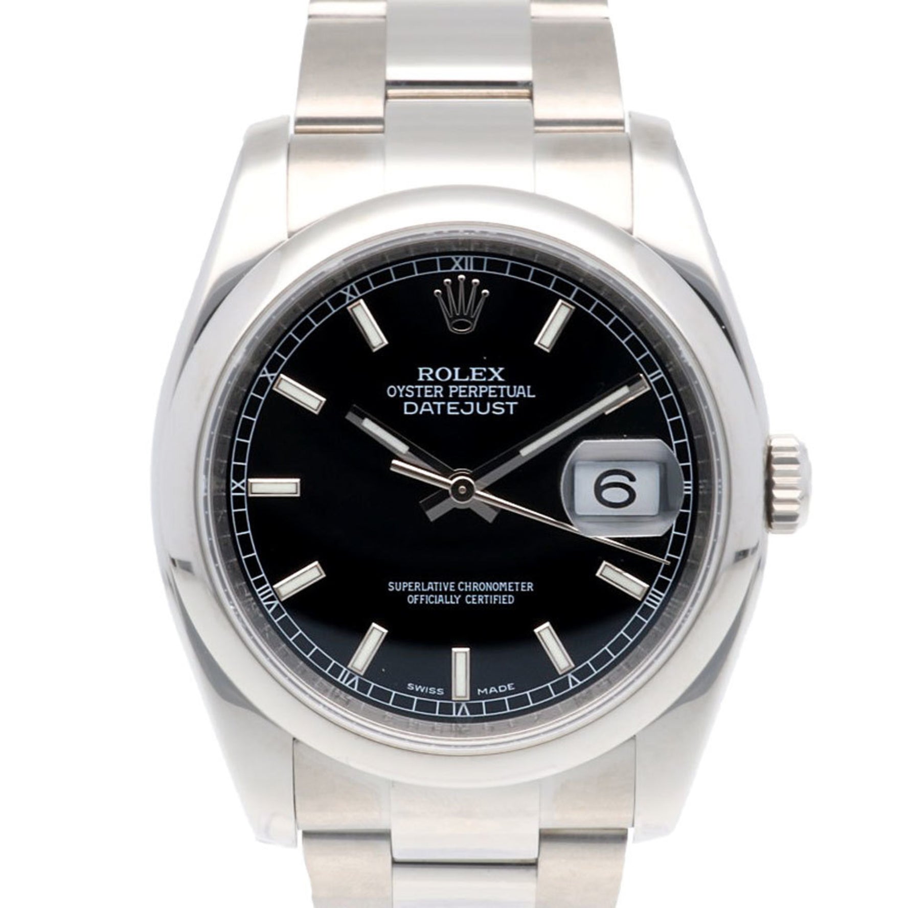 Rolex Datejust Oyster Perpetual Watch Stainless Steel Automatic Z Series 2006 Model
