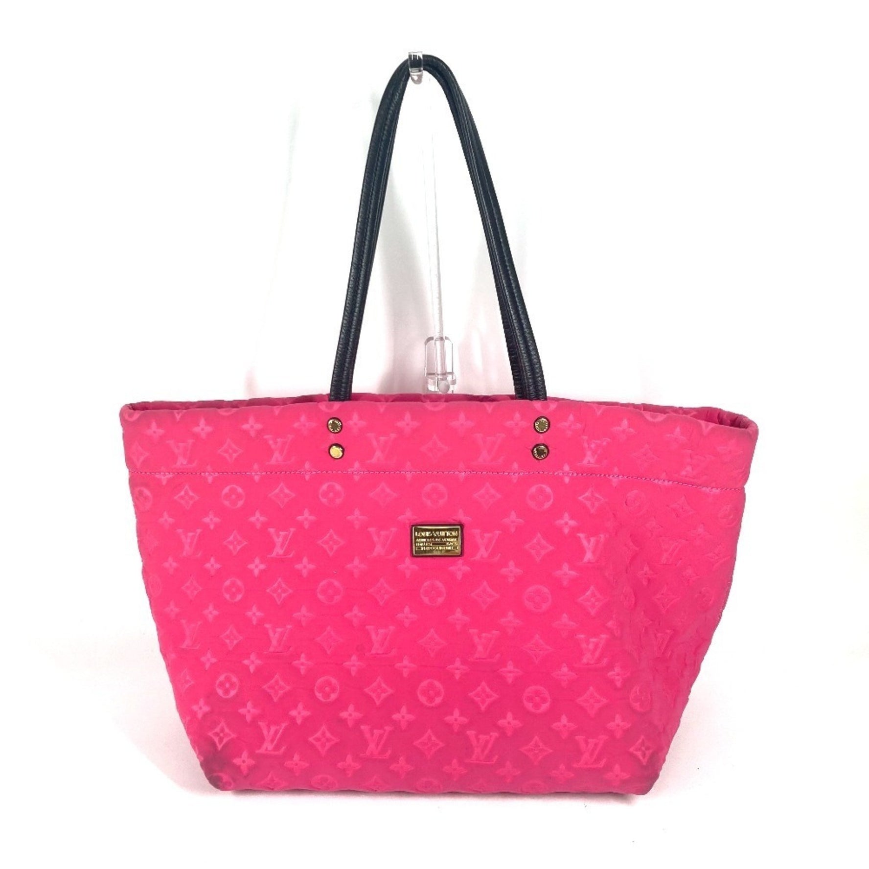 Louis Vuitton Cruise Line Scuba MM Tote Bag Shoulder Microfiber Pink
