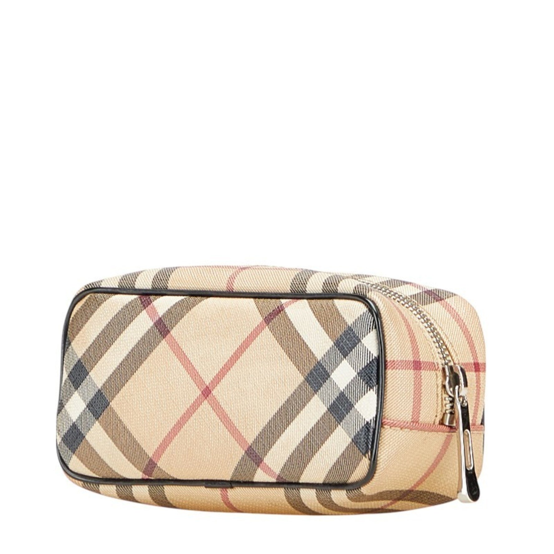 Burberry Nova Check Pouch, Beige, Multicolor