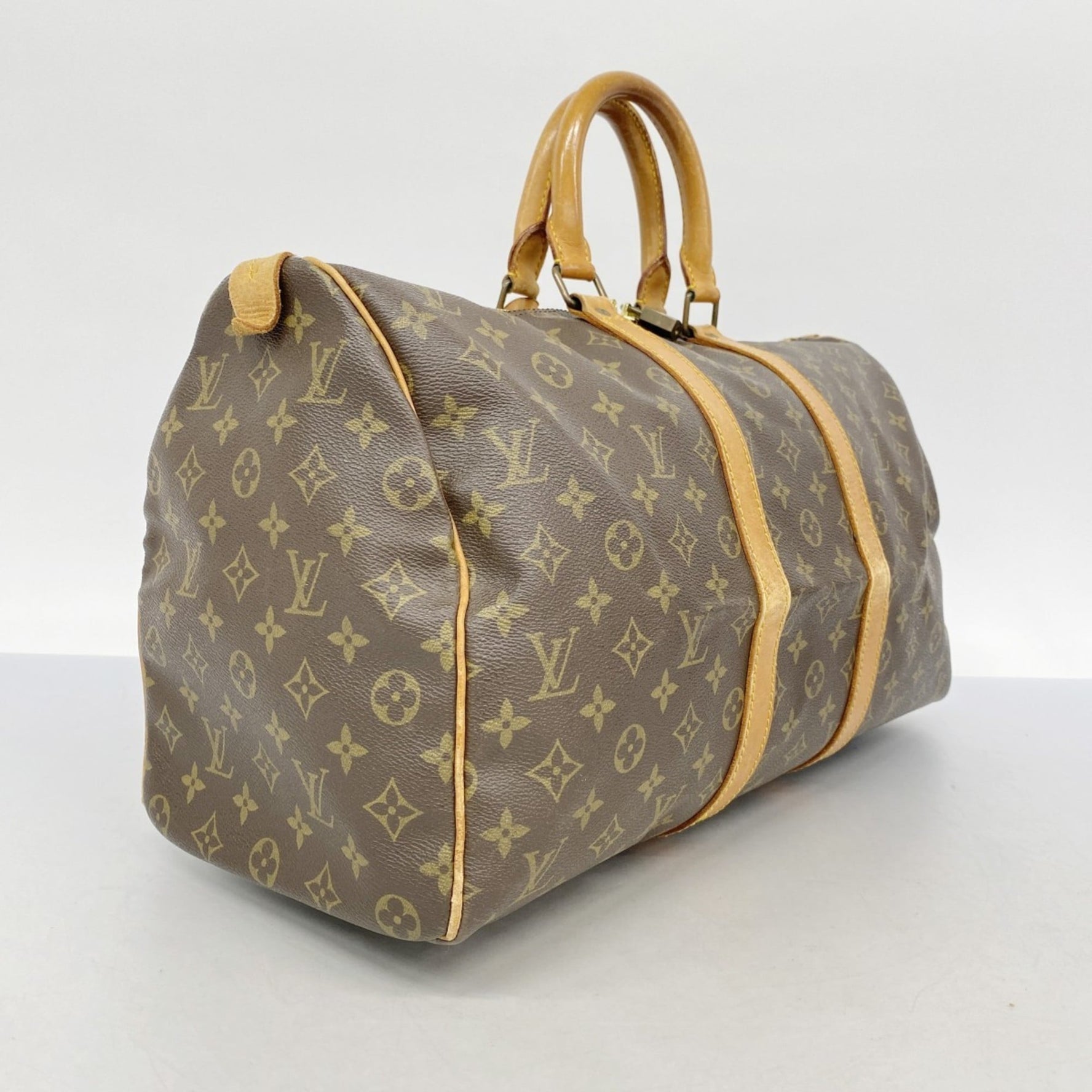Louis Vuitton Monogram Keepall 45 Boston Bag Men's and