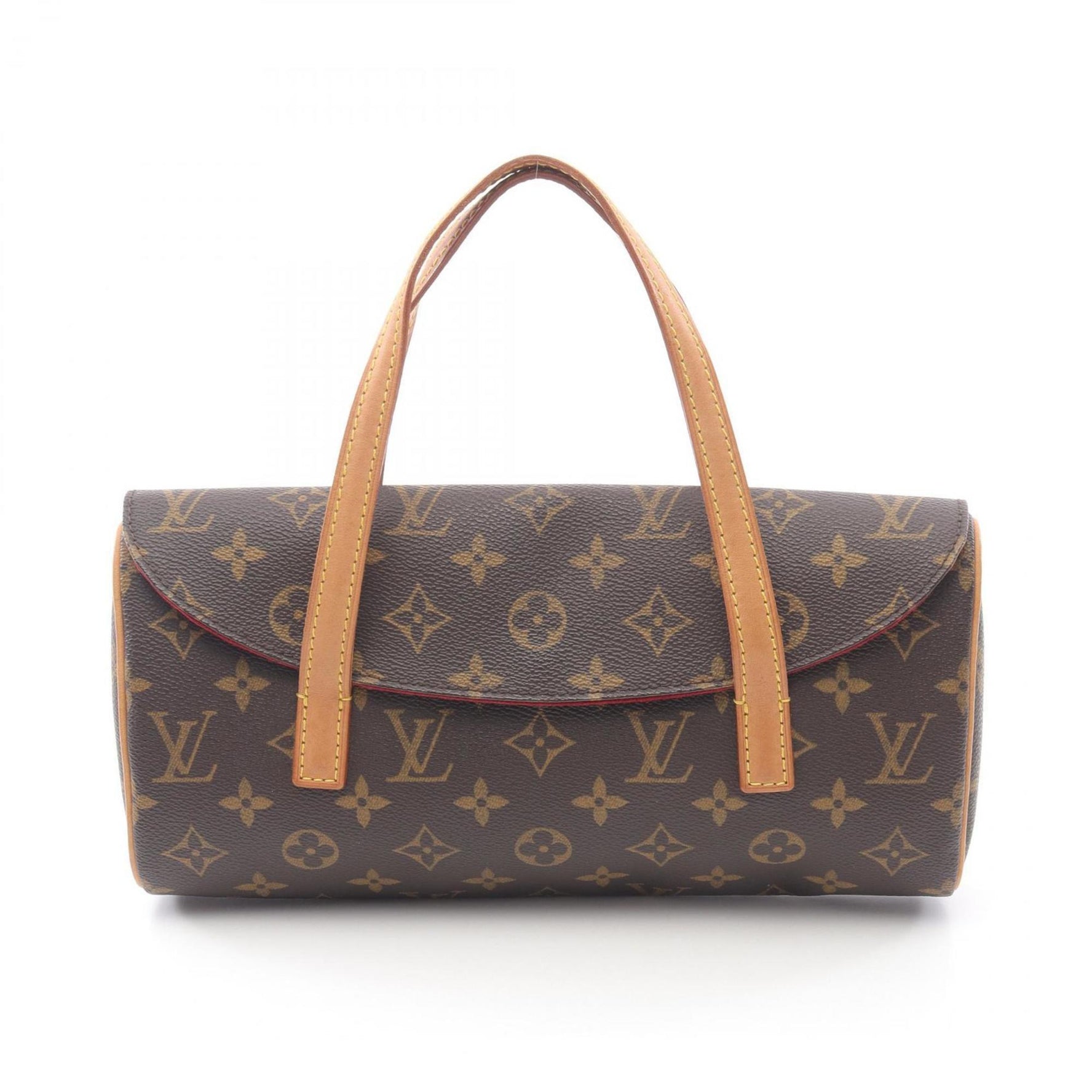 Louis Vuitton Sonatine Handbag, Coated Canvas and Leather, Monogram