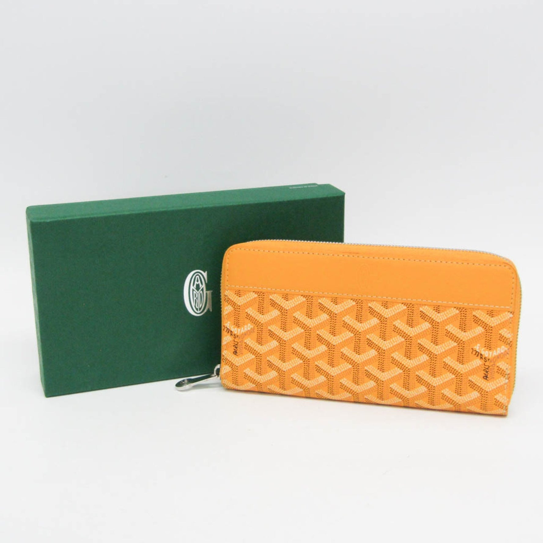 Goyard Matignon Women,Men Leather,Coated Canvas Long Wallet (bi-fold)