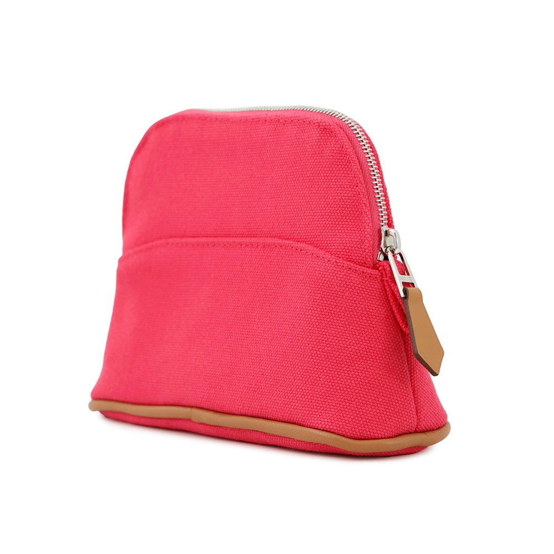 Hermes Bolide Mini Pouch Bag, Hibiscus Cotton